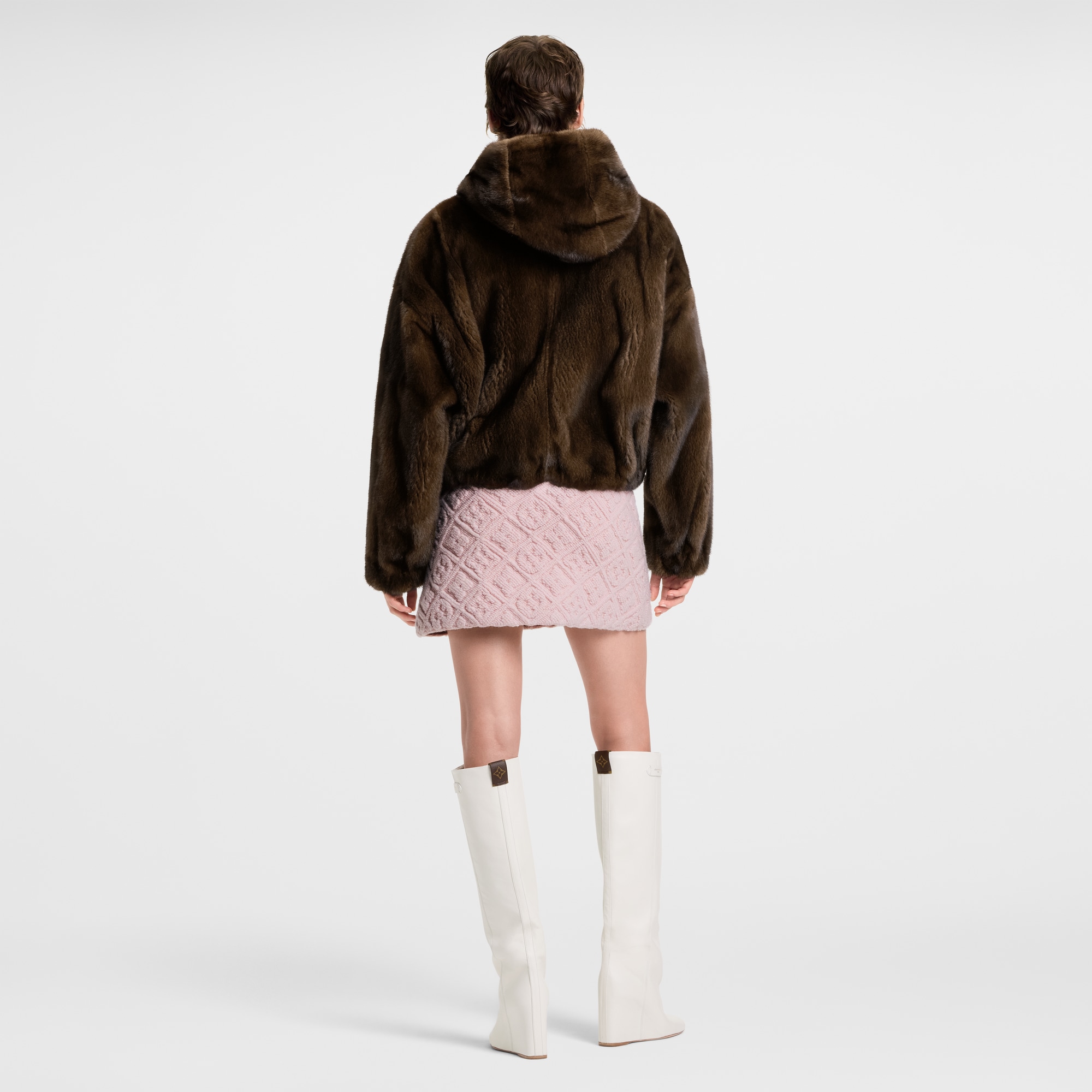 Mink Zipped Bomber  in ผู้หญิง