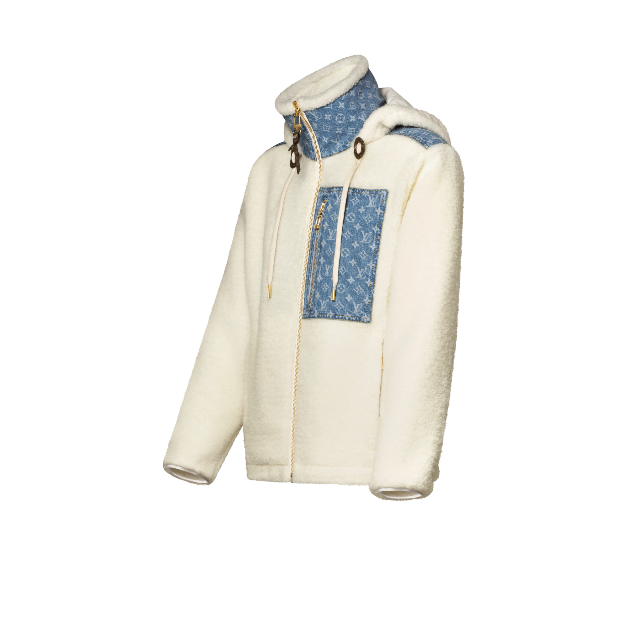 Monogram Accent Fleece Jacket  in ผู้หญิง