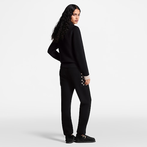 เสื้อฮู้ดซิปหน้าแต่งดีเทลลาย Monogram in ผู้หญิง's เสื้อผ้า เสื้อสเวตเตอร์กันหนาวสำหรับผู้หญิง collections by Louis Vuitton (การย่อ/ขยายผลิตภัณฑ์)