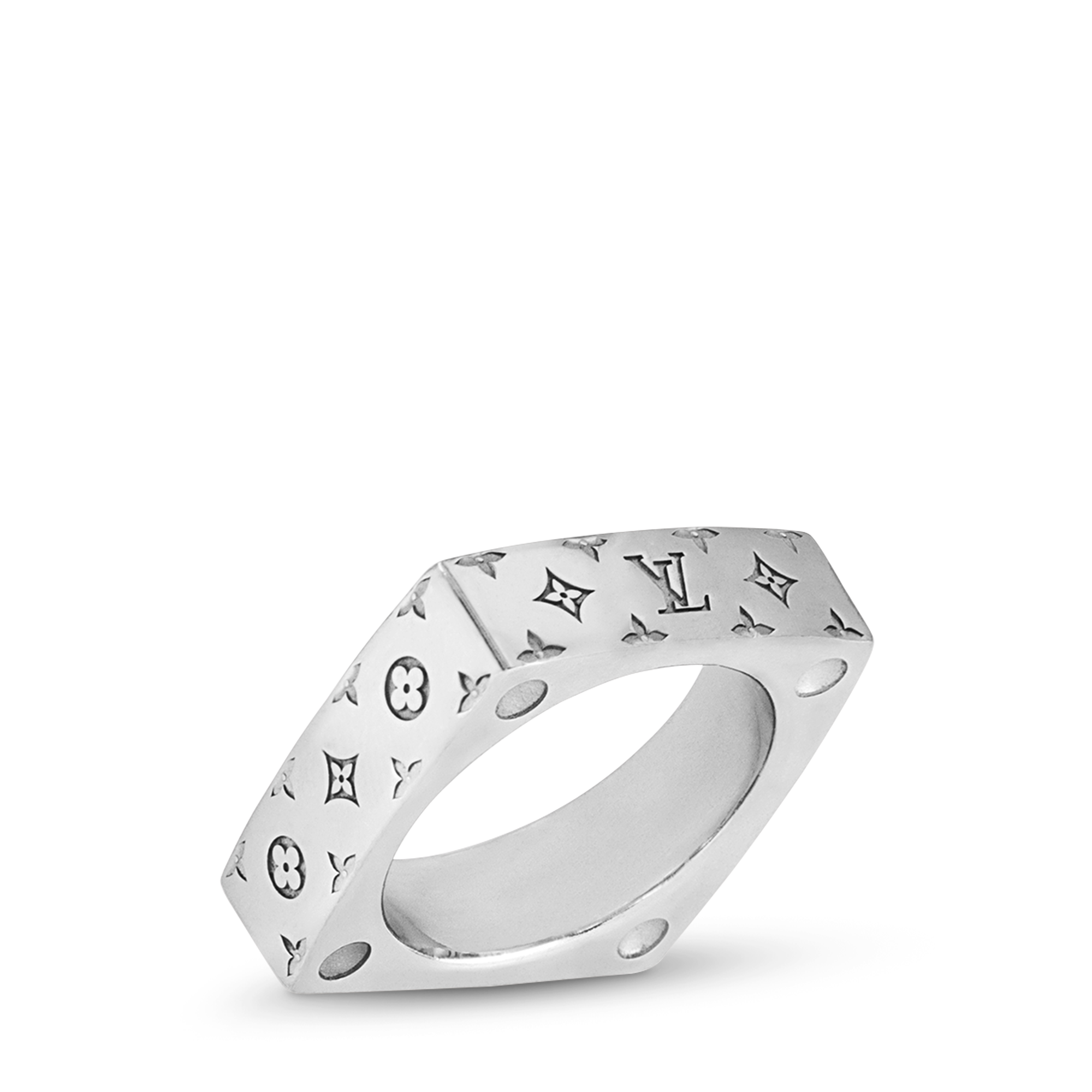 แหวน Monogram Bold . in ผู้ชาย