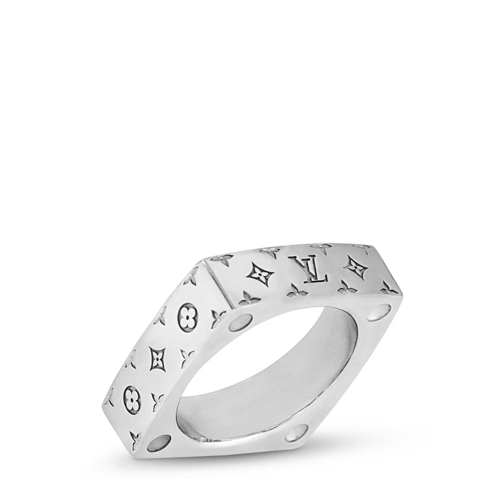 แหวน Monogram Bold . in ผู้ชาย