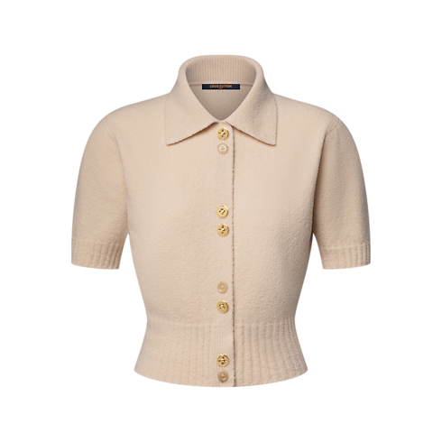 เสื้อไหมพรมแต่งกระดุมลาย Monogram in ผู้หญิง's เสื้อผ้า เสื้อสำหรับผู้หญิง collections by Louis Vuitton (การย่อ/ขยายผลิตภัณฑ์)