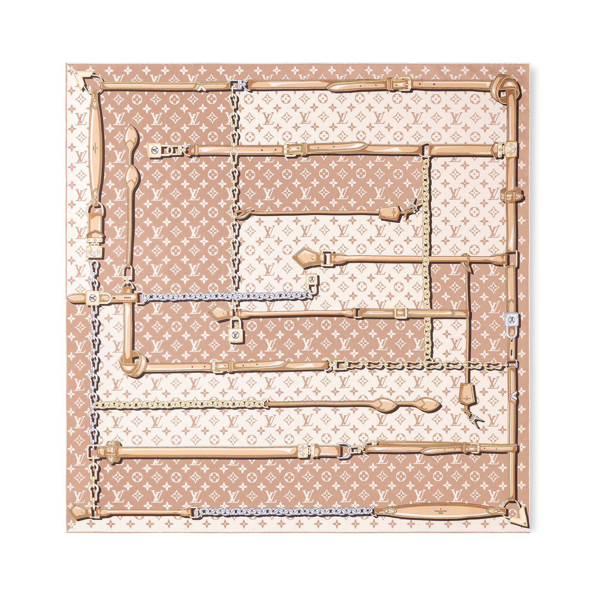 ผ้า Square รุ่น Monogram Confidential 90 . in ผู้หญิง