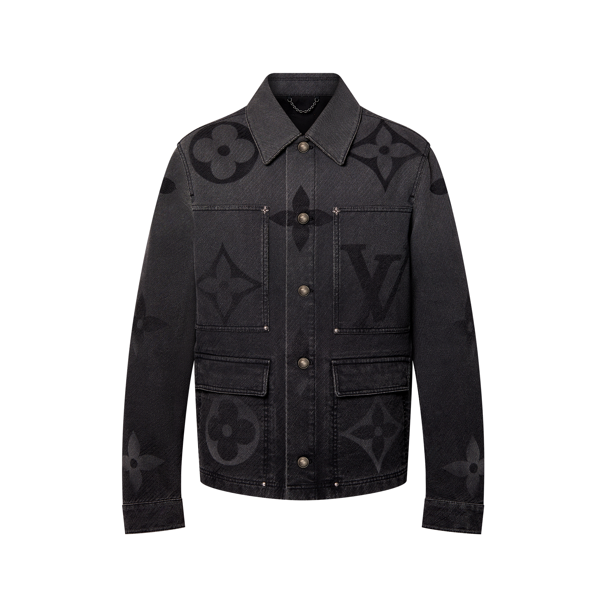 เสื้อแจ็คเก็ตเดนิมลาย Monogram  in ผู้ชาย