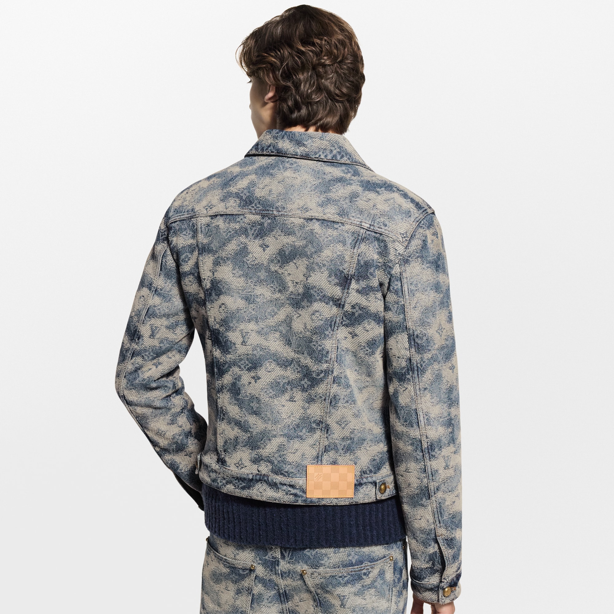 Monogram Denim Trucker Jacket  in ผู้ชาย