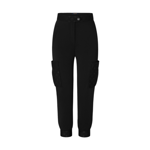 กางเกงคาร์โก้ตกแต่งลาย Monogram in ผู้หญิง's เสื้อผ้า กางเกงสำหรับผู้หญิง collections by Louis Vuitton (การย่อ/ขยายผลิตภัณฑ์)