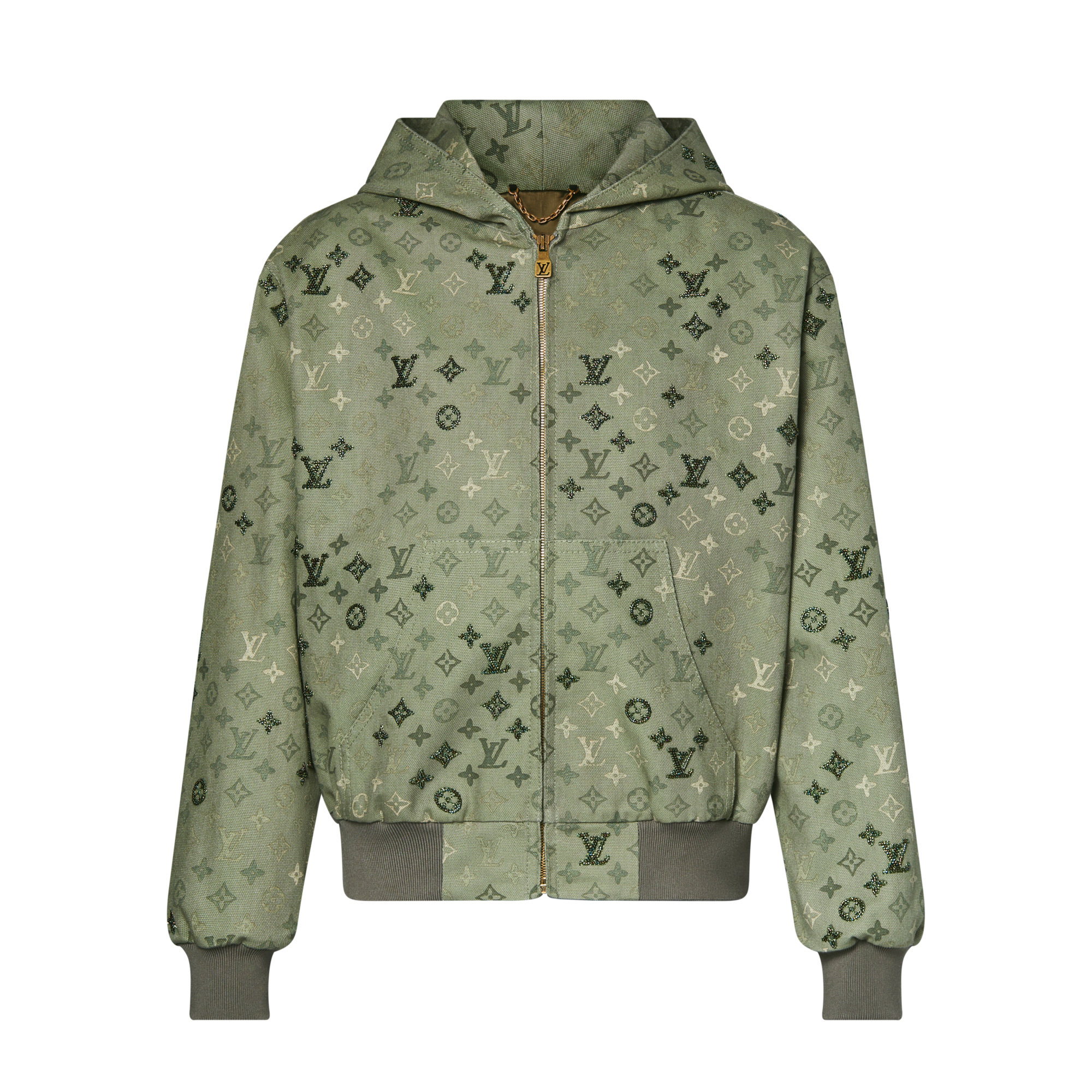 Monogram Embellished Hooded Blouson  in ผู้ชาย