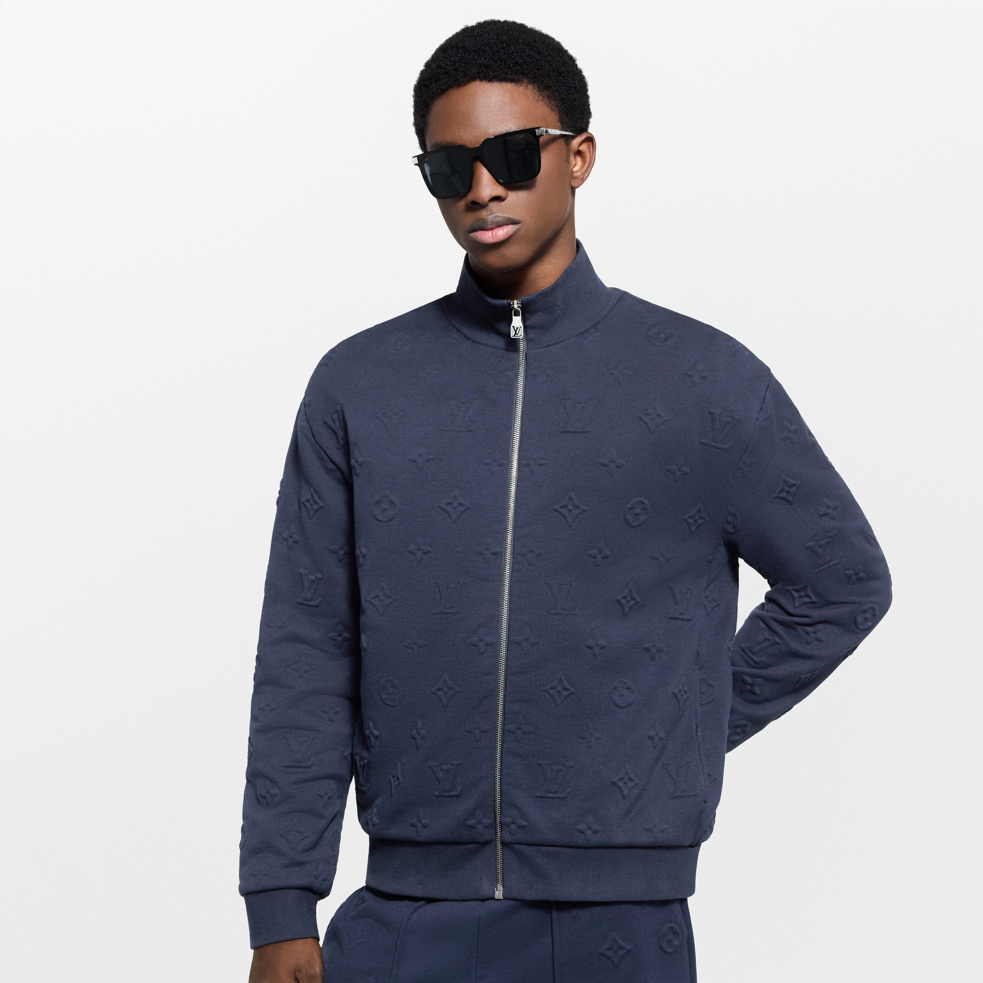 Monogram Embossed Track Top  in ผู้ชาย