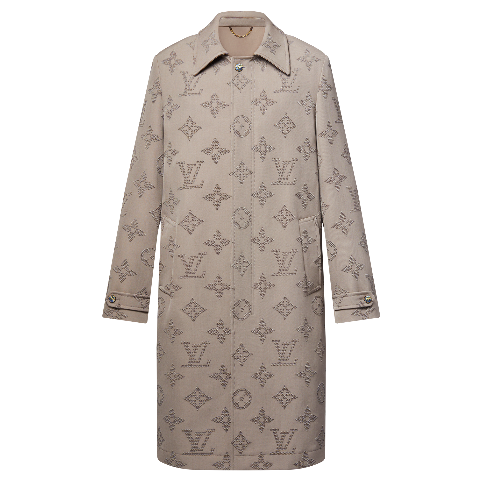 เสื้อกันฝนสไตล์ Dandy ปักลาย Monogram  in ผู้ชาย