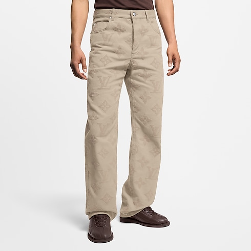 กางเกง Skate ปักลาย Monogram in ผู้ชาย's เสื้อผ้า คอลเล็คชั่นเดนิม collections by Louis Vuitton (การย่อ/ขยายผลิตภัณฑ์)