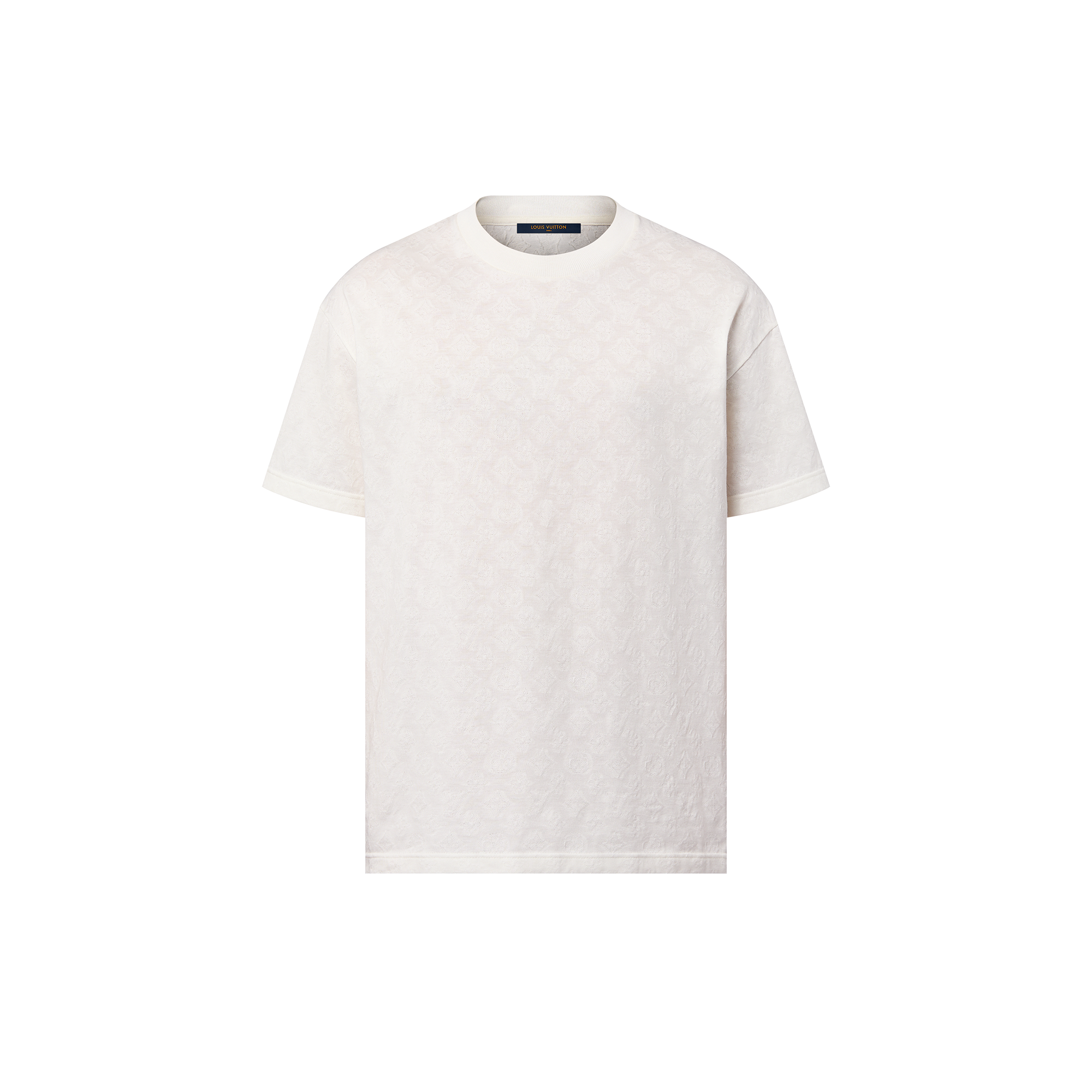 เสื้อยืดผ้าคอตตอนลาย Monogram เทคนิค Fil Coupe  in ผู้ชาย