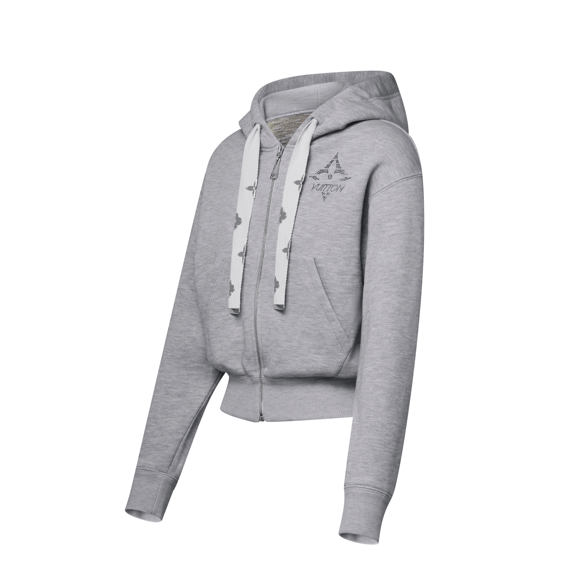 Monogram Flower Accent Hoodie  in ผู้หญิง