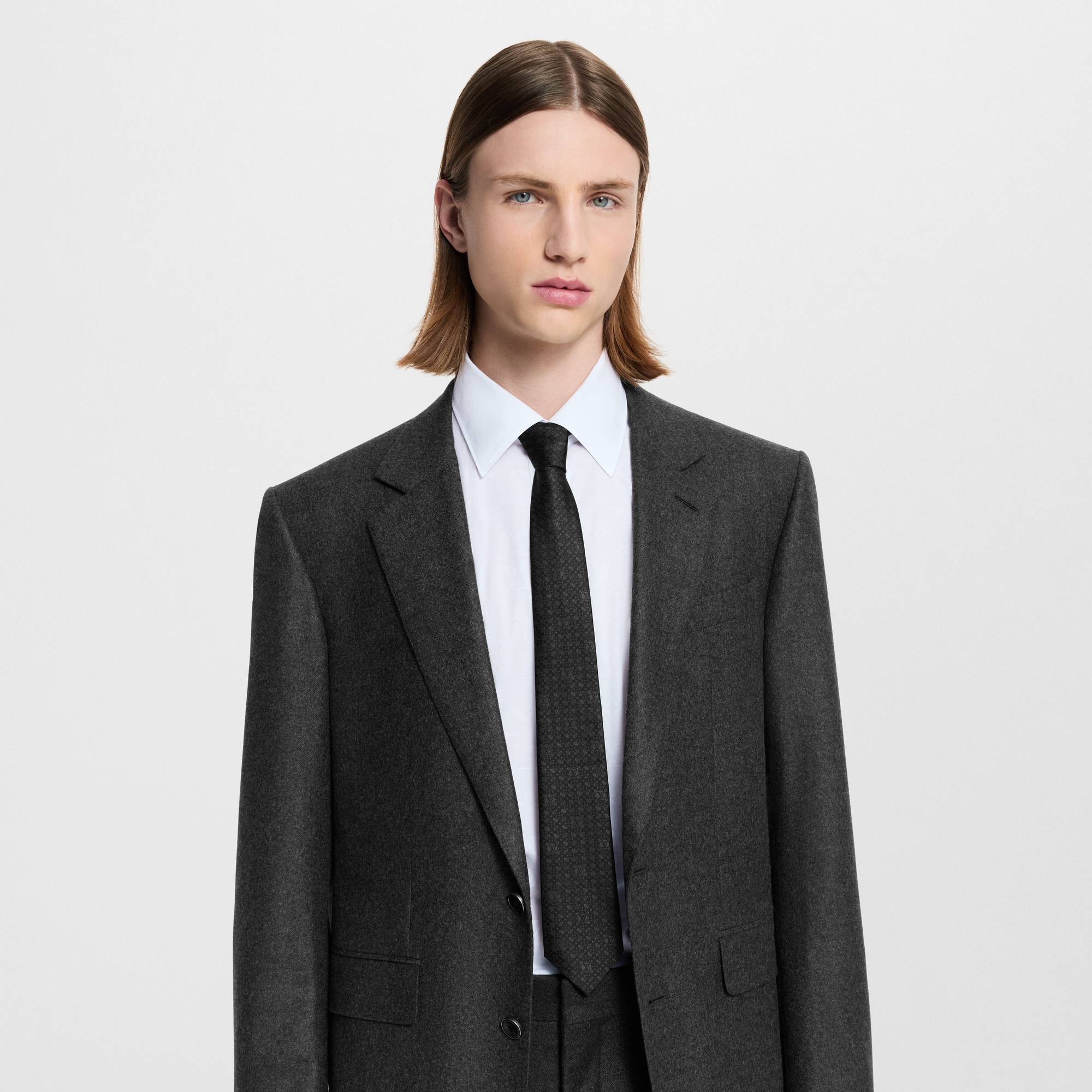 เนคไทรุ่น Monogram Flower . in ผู้ชาย