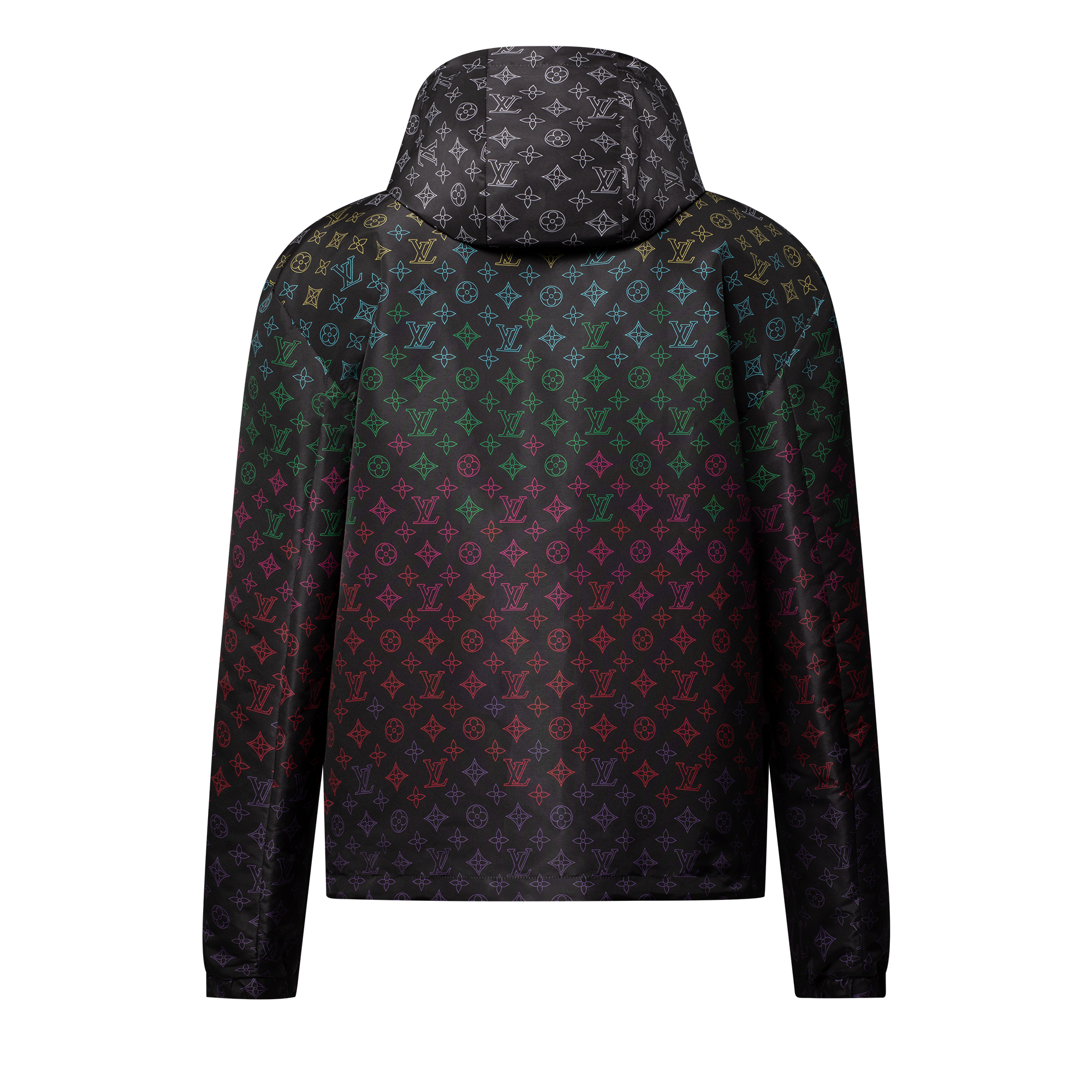 เสื้อกันลมพิมพ์ลาย Monogram Flower ไล่เฉดสี  in ผู้ชาย
