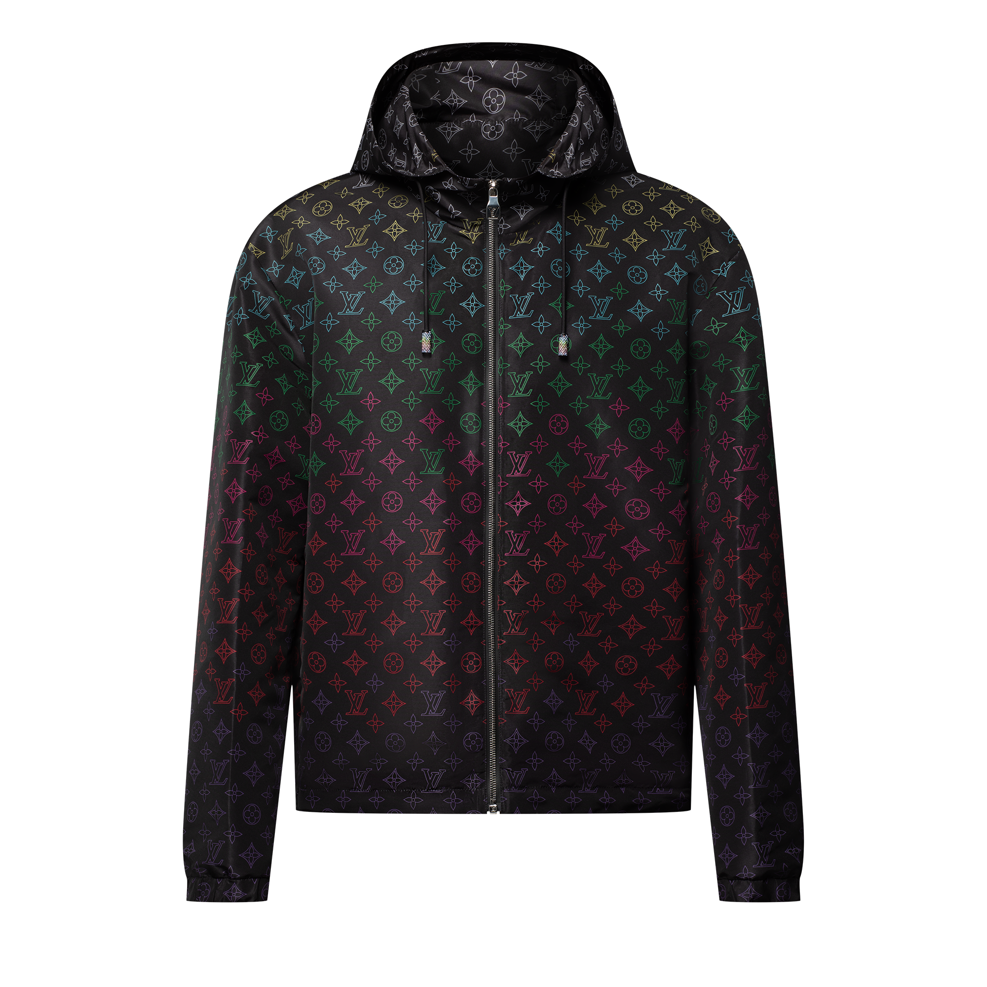 เสื้อกันลมพิมพ์ลาย Monogram Flower ไล่เฉดสี  in ผู้ชาย