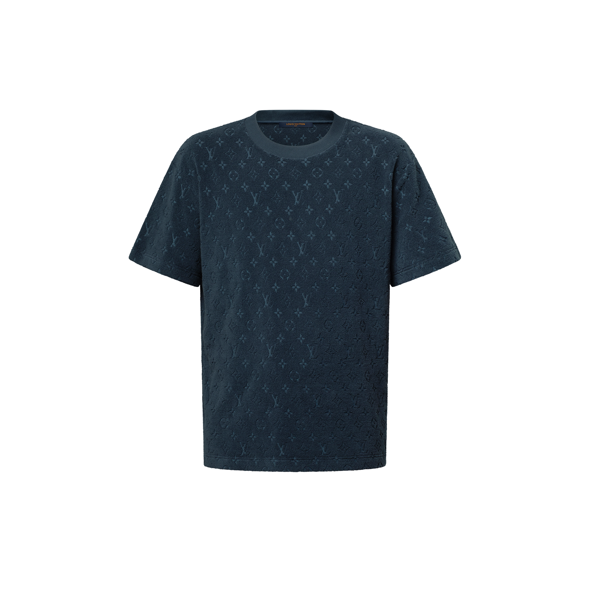 เสื้อยืดผ้า French Terry ลาย Monogram  in ผู้ชาย