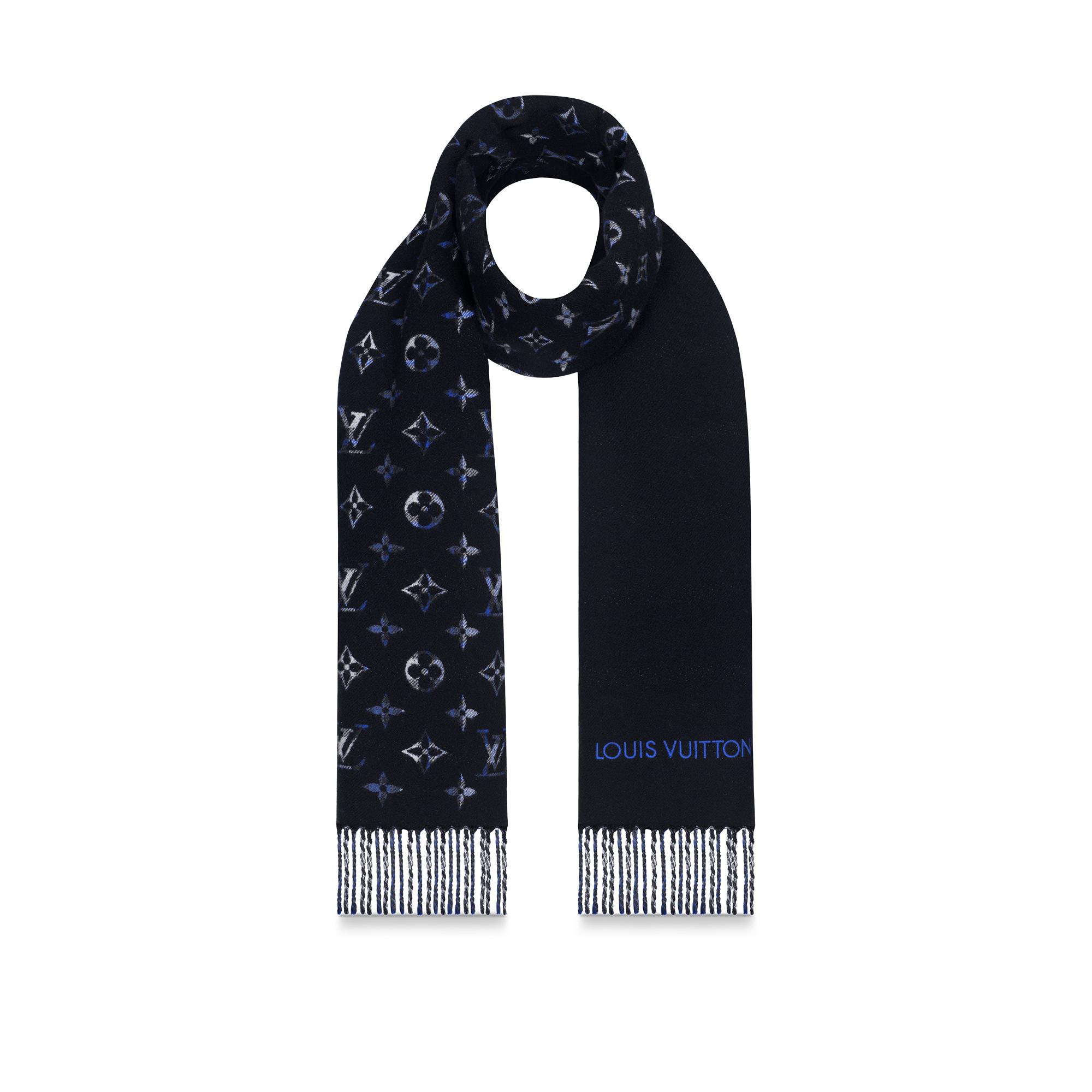 ผ้าพันคอรุ่น Monogram Gradient Tartan City  . in ผู้ชาย