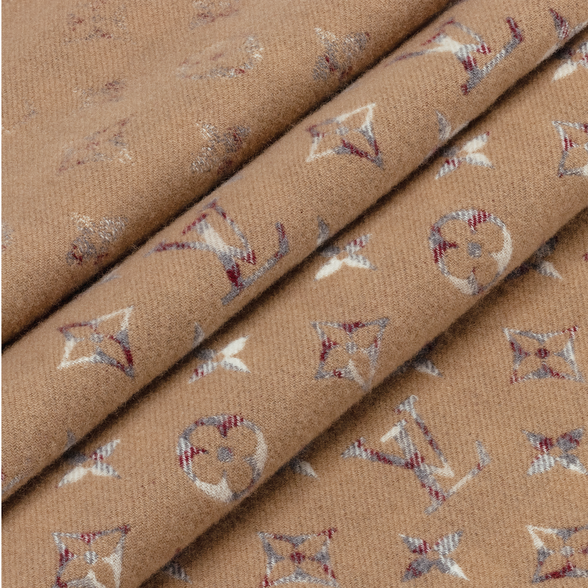 ผ้าพันคอรุ่น Monogram Gradient Tartan . in ผู้ชาย