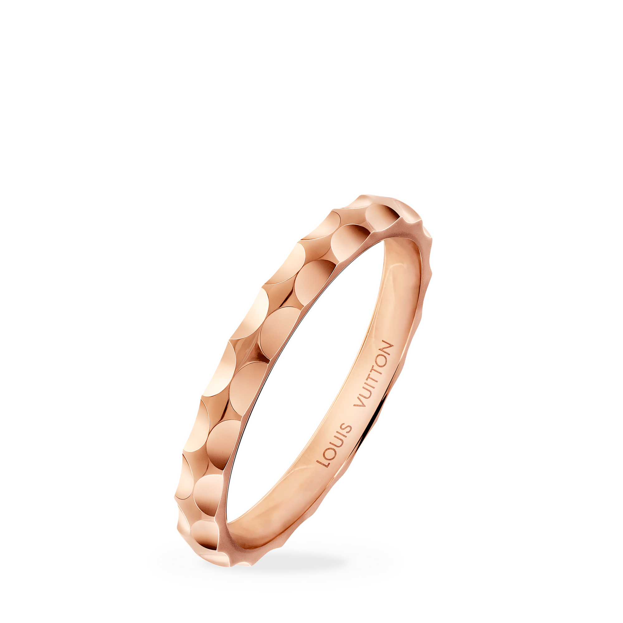 Monogram Infini wedding band, pink gold  in จิวเวลรี่