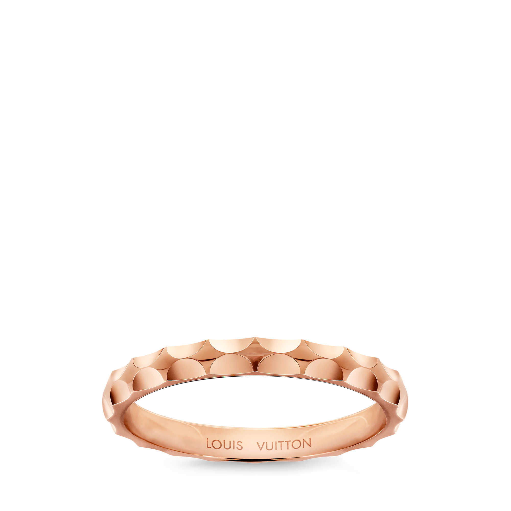 Monogram Infini wedding band, pink gold  in จิวเวลรี่