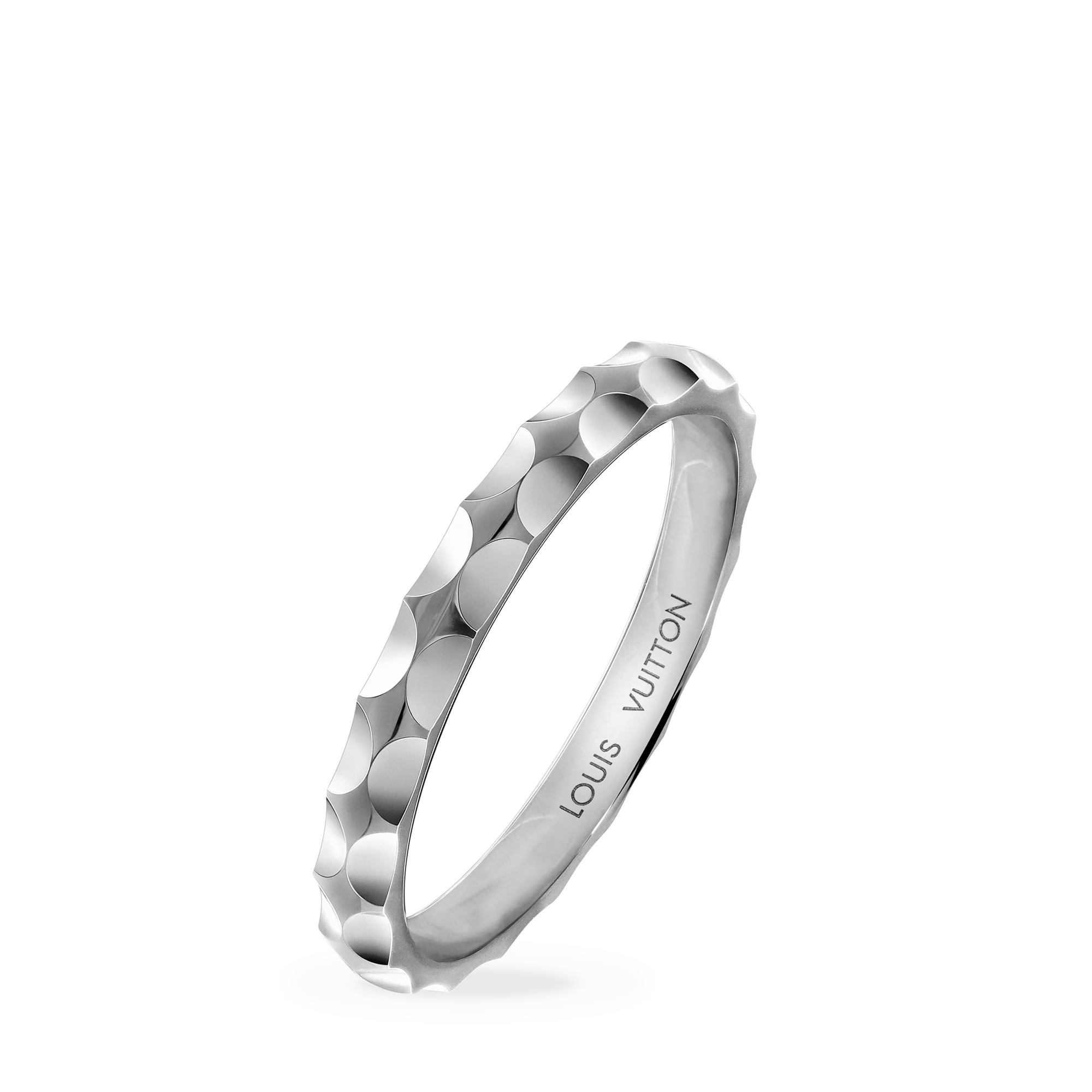 Monogram Infini wedding band, white gold  in จิวเวลรี่