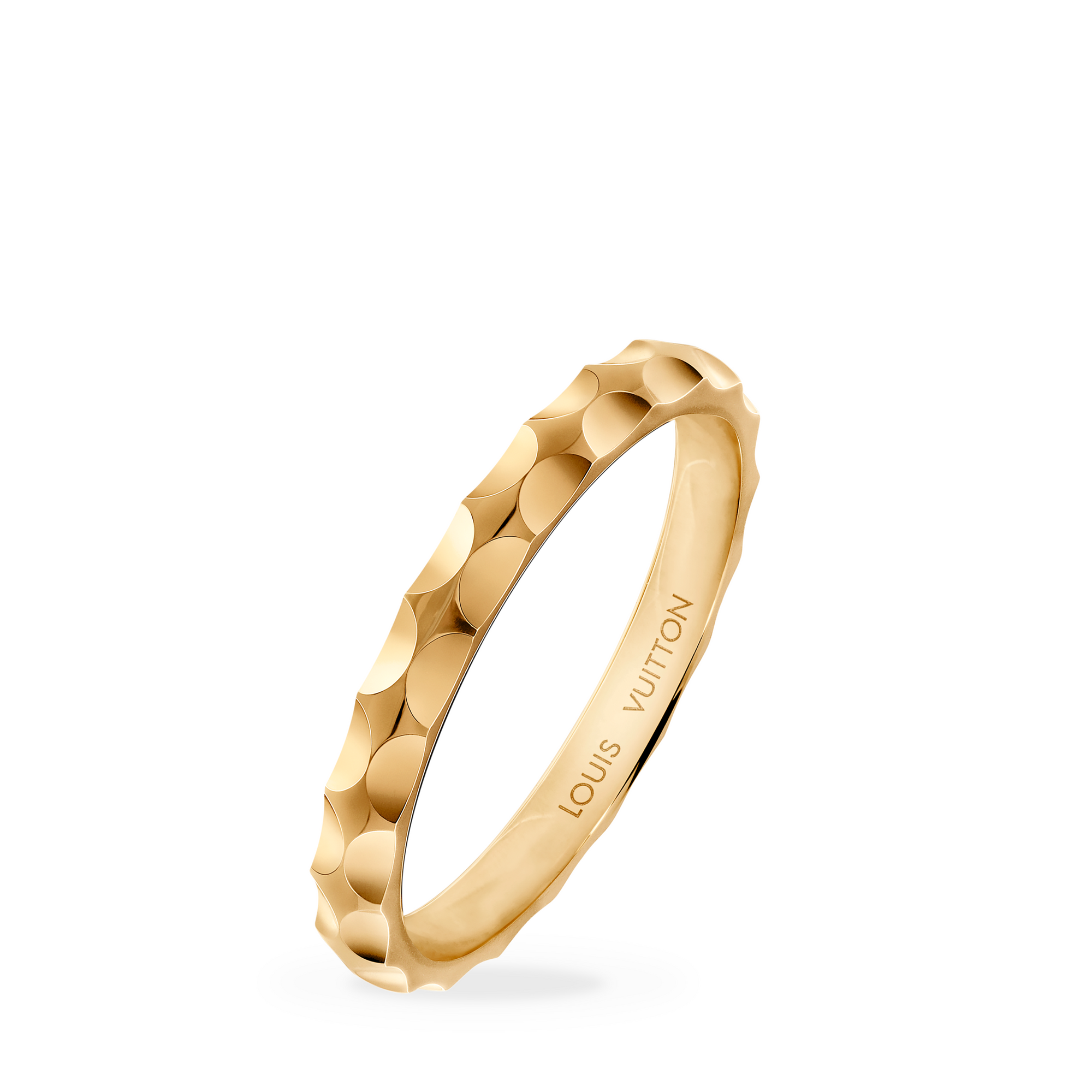 Monogram Infini wedding band, yellow gold  in จิวเวลรี่