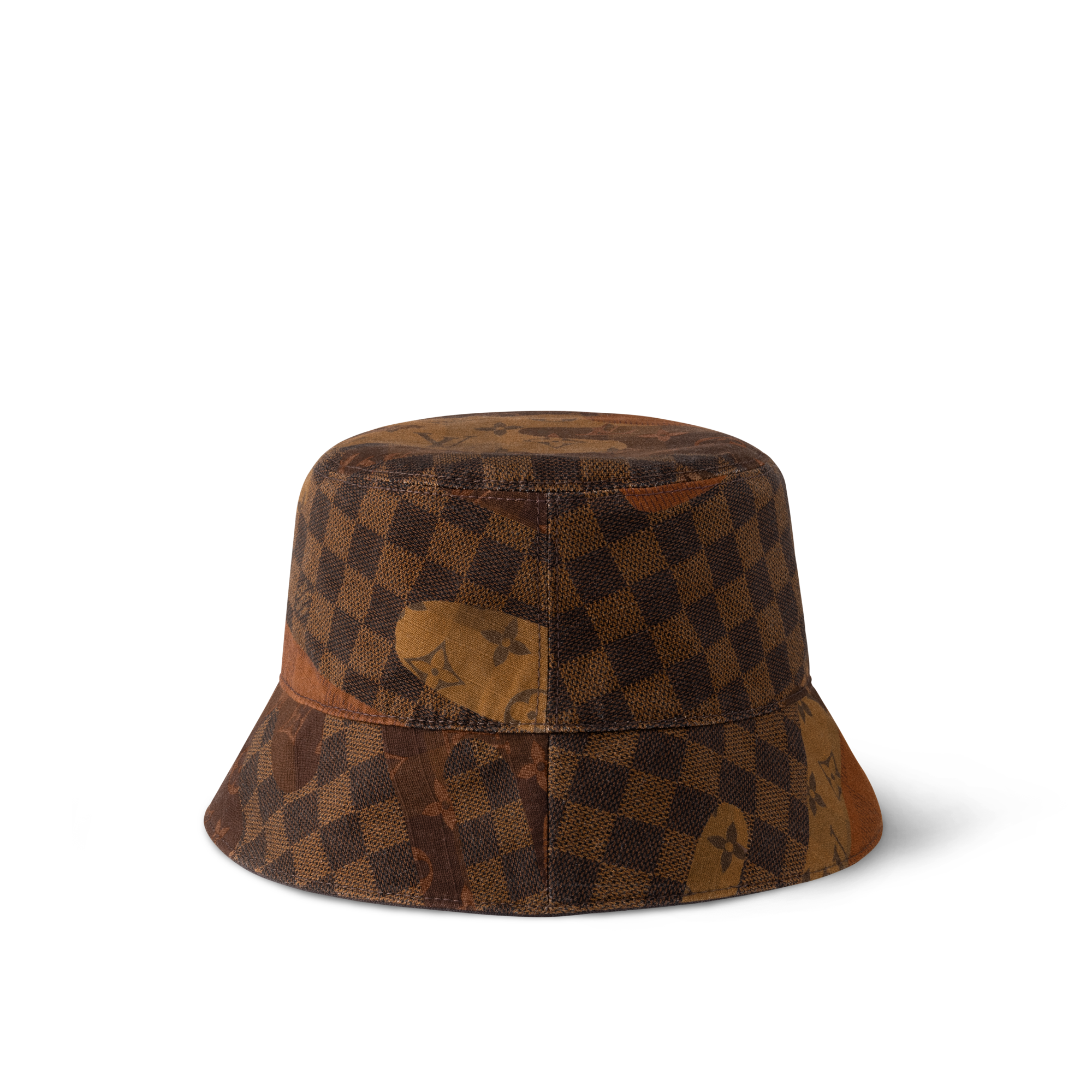 หมวกบัคเก็ตรุ่น Monogram Landscape ใส่ได้ทั้งสองด้าน . in ผู้ชาย