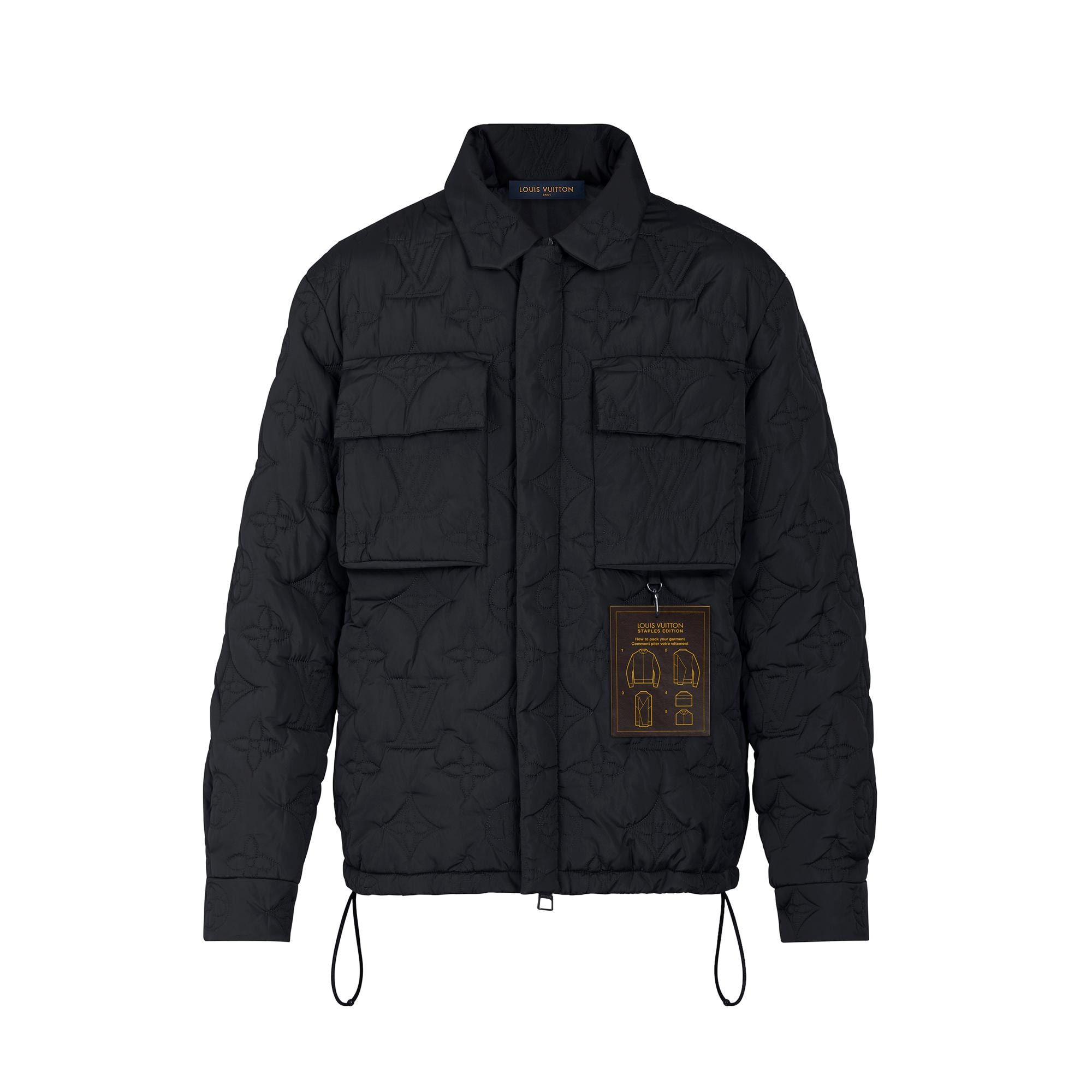 เสื้อแจ็คเก็ตบลูซงบุนวมลาย Monogram  in ผู้ชาย