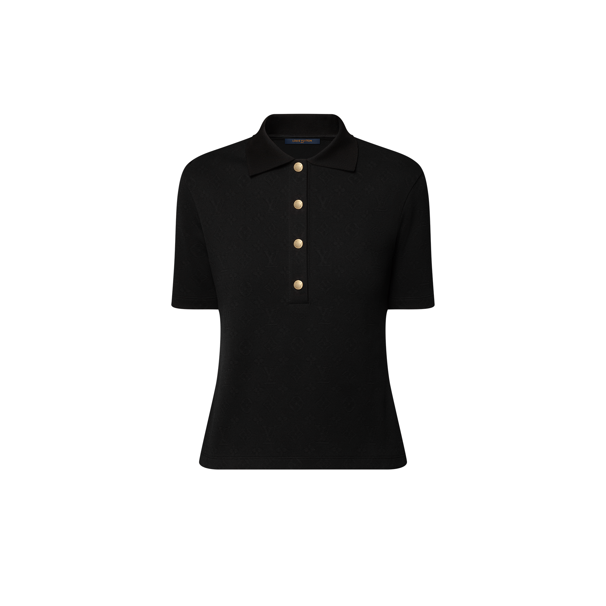 เสื้อโปโลผ้าปิเก้ลาย Monogram  in ผู้หญิง