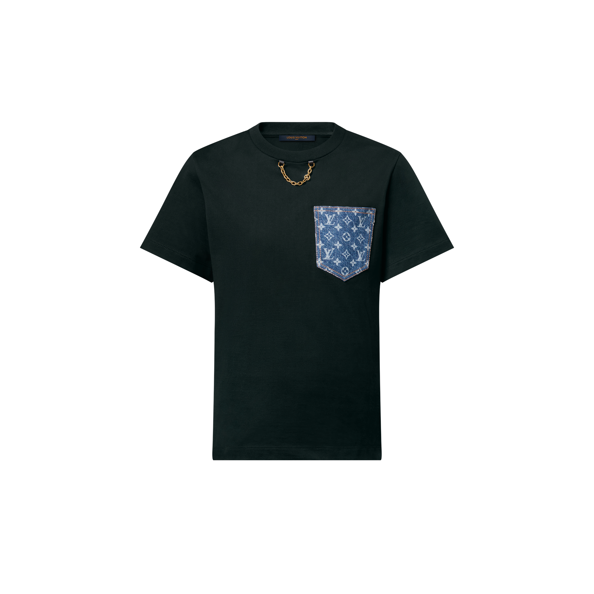 เสื้อยืดแต่งกระเป๋าลาย Monogram  in ผู้หญิง