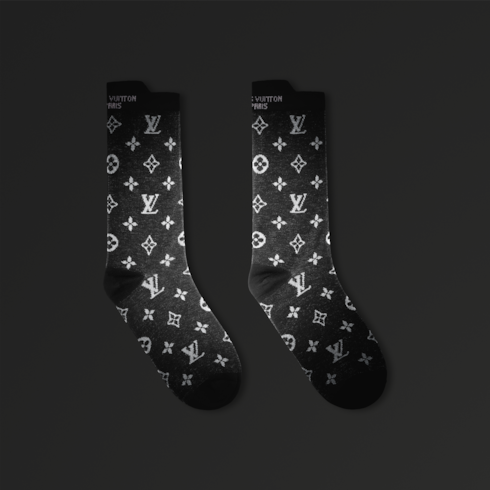 ถุงเท้ารุ่น Monogram Reflective . in ผู้ชาย's แอคเซสเซอรี่ หมวก หมวกบีนนี่ และถุงมือ collections by Louis Vuitton
