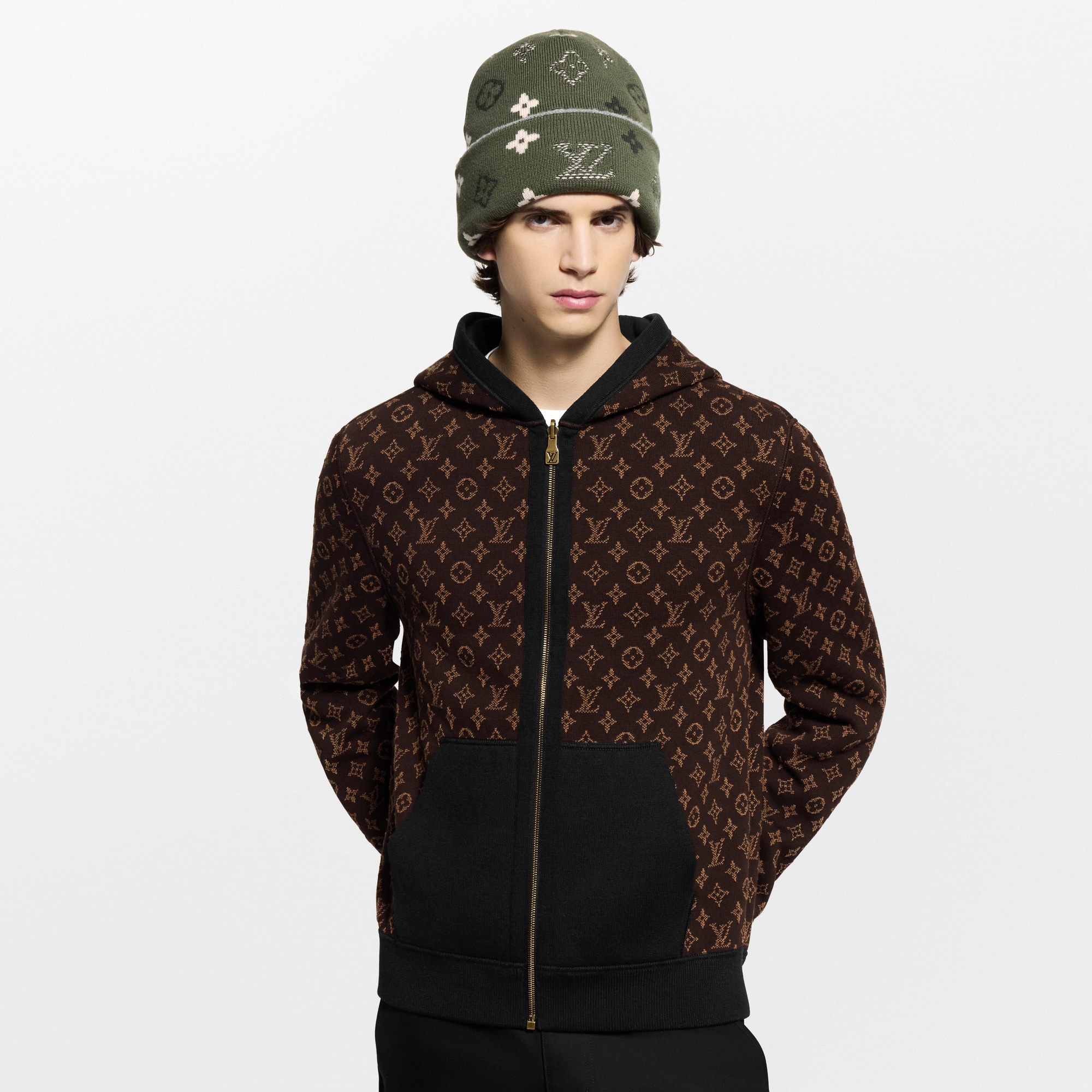 Monogram Reversible Double Face Hooded Blouson  in ผู้ชาย