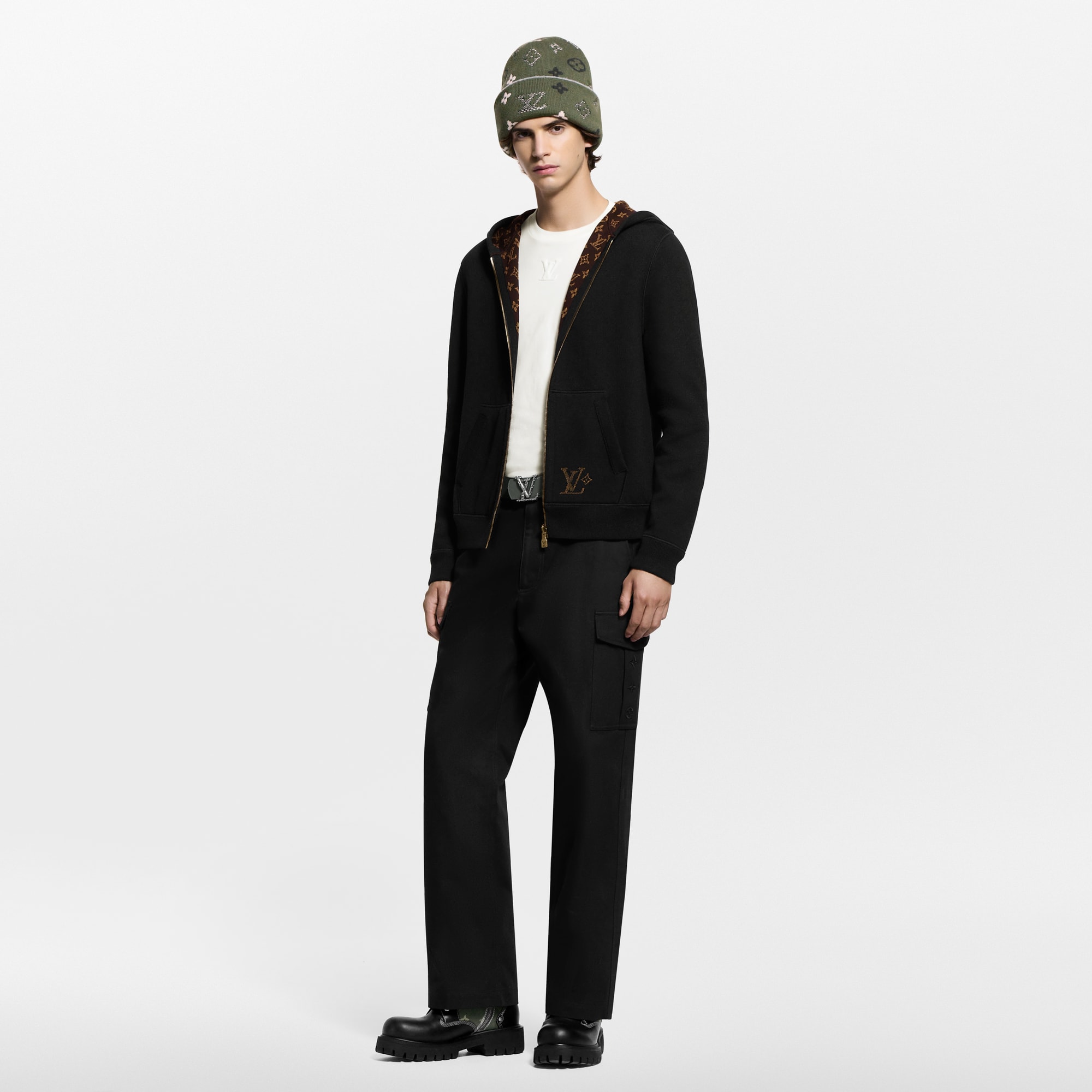 Monogram Reversible Double Face Hooded Blouson  in ผู้ชาย