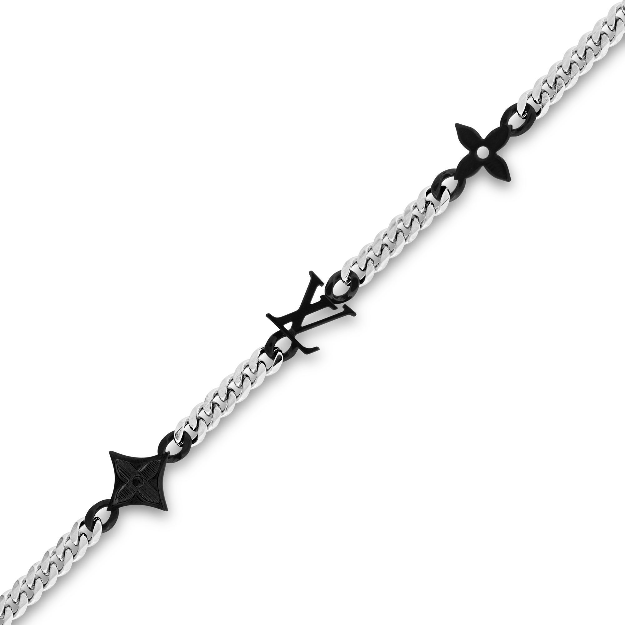 สร้อยคอ Monogram Row . in ผู้ชาย