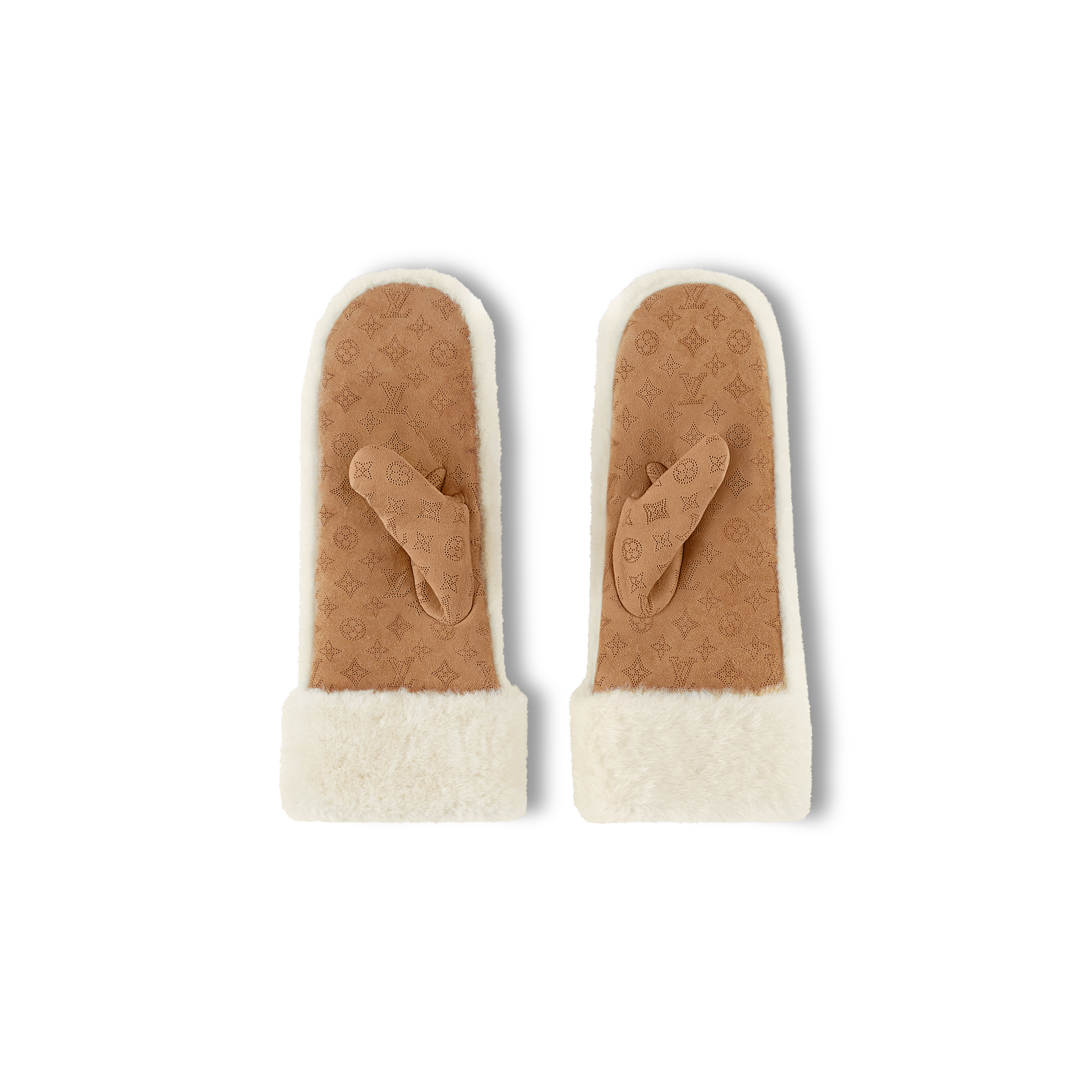 ถุงมือ mittens รุ่น Monogram Shearling . in ผู้หญิง
