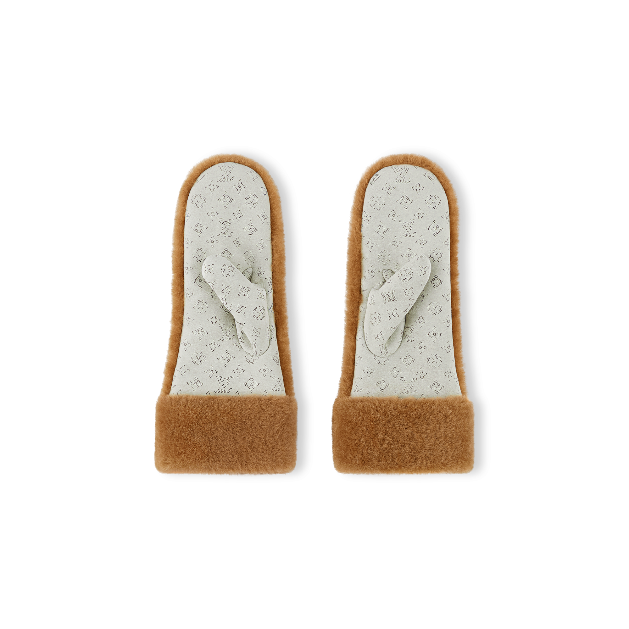 ถุงมือ mittens รุ่น Monogram Shearling . in ผู้หญิง