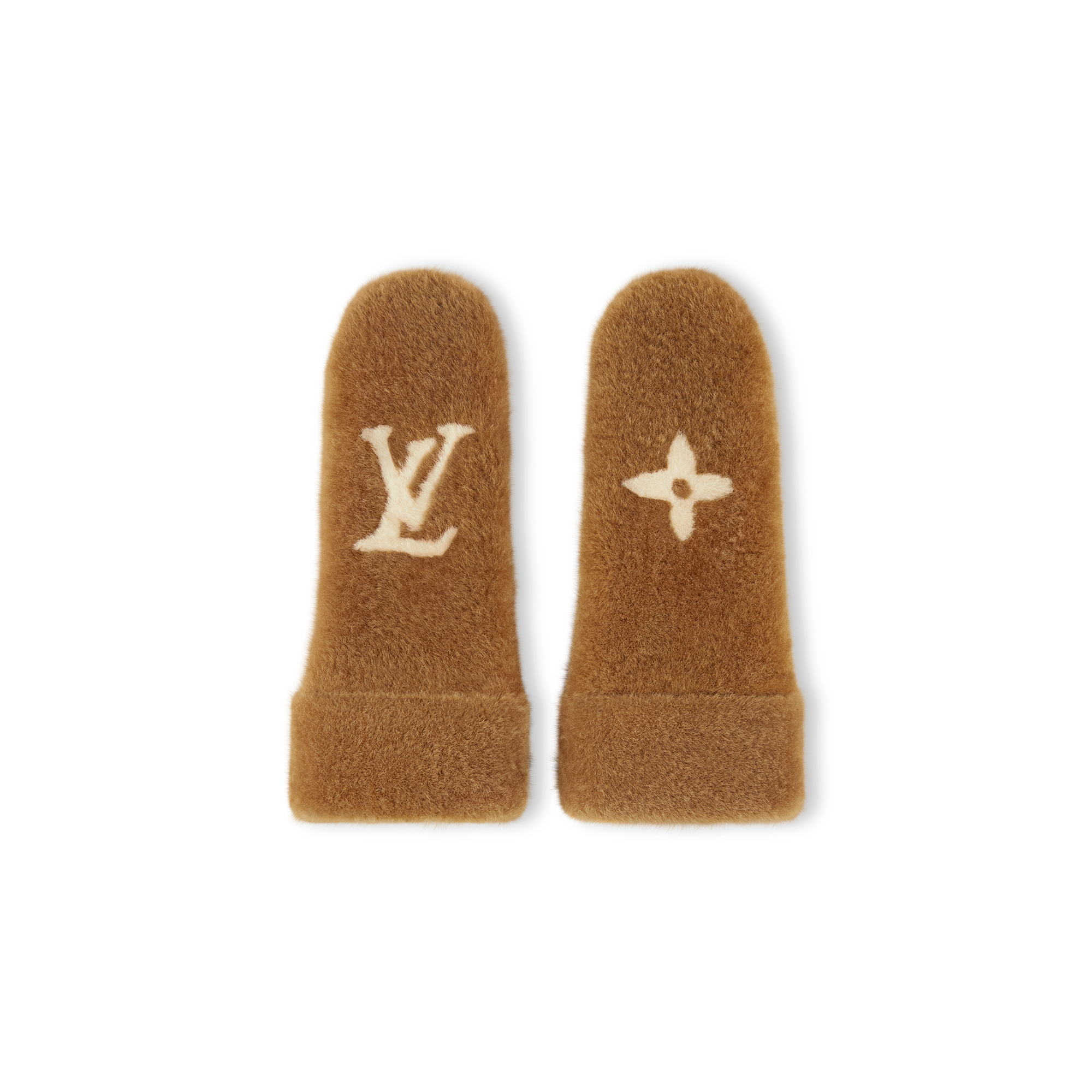 ถุงมือ mittens รุ่น Monogram Shearling . in ผู้หญิง