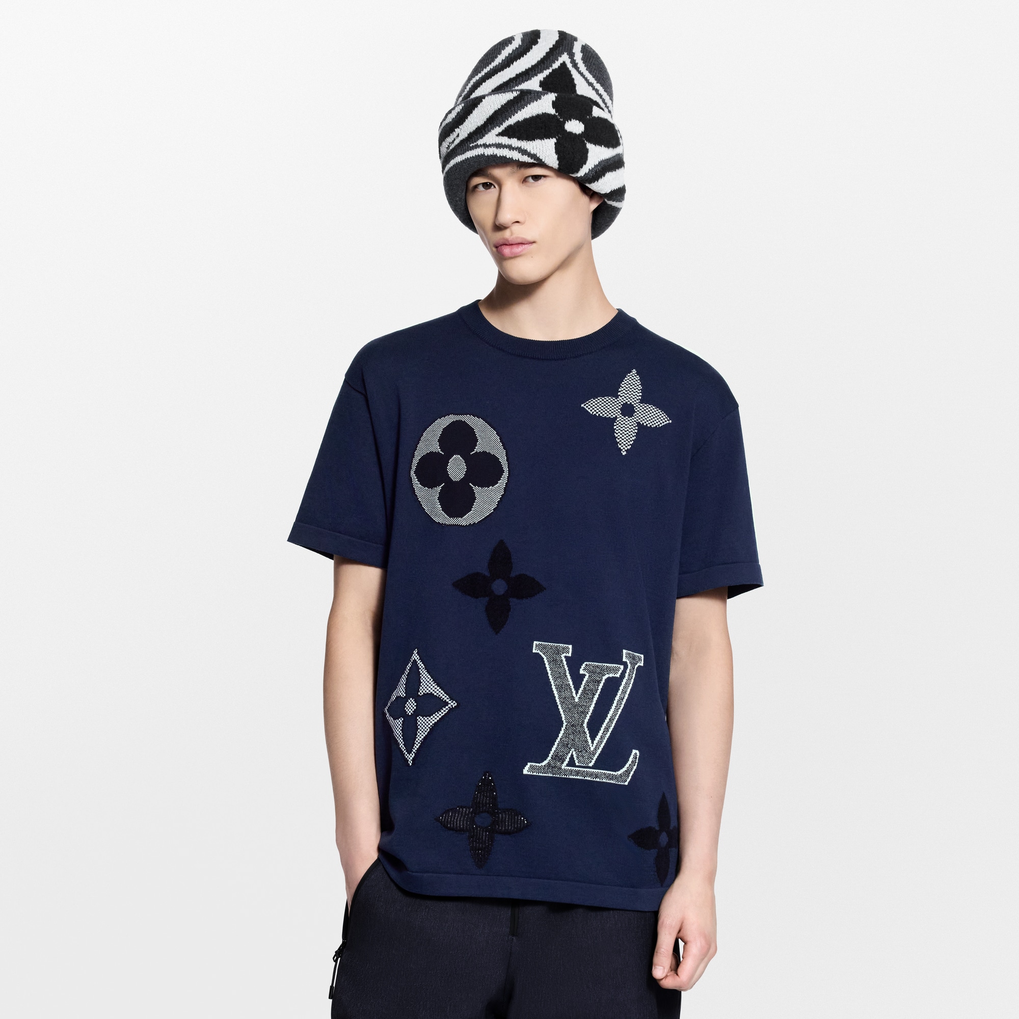 Monogram Short-Sleeved Knitted Crewneck  in ผลิตภัณฑ์ใหม่