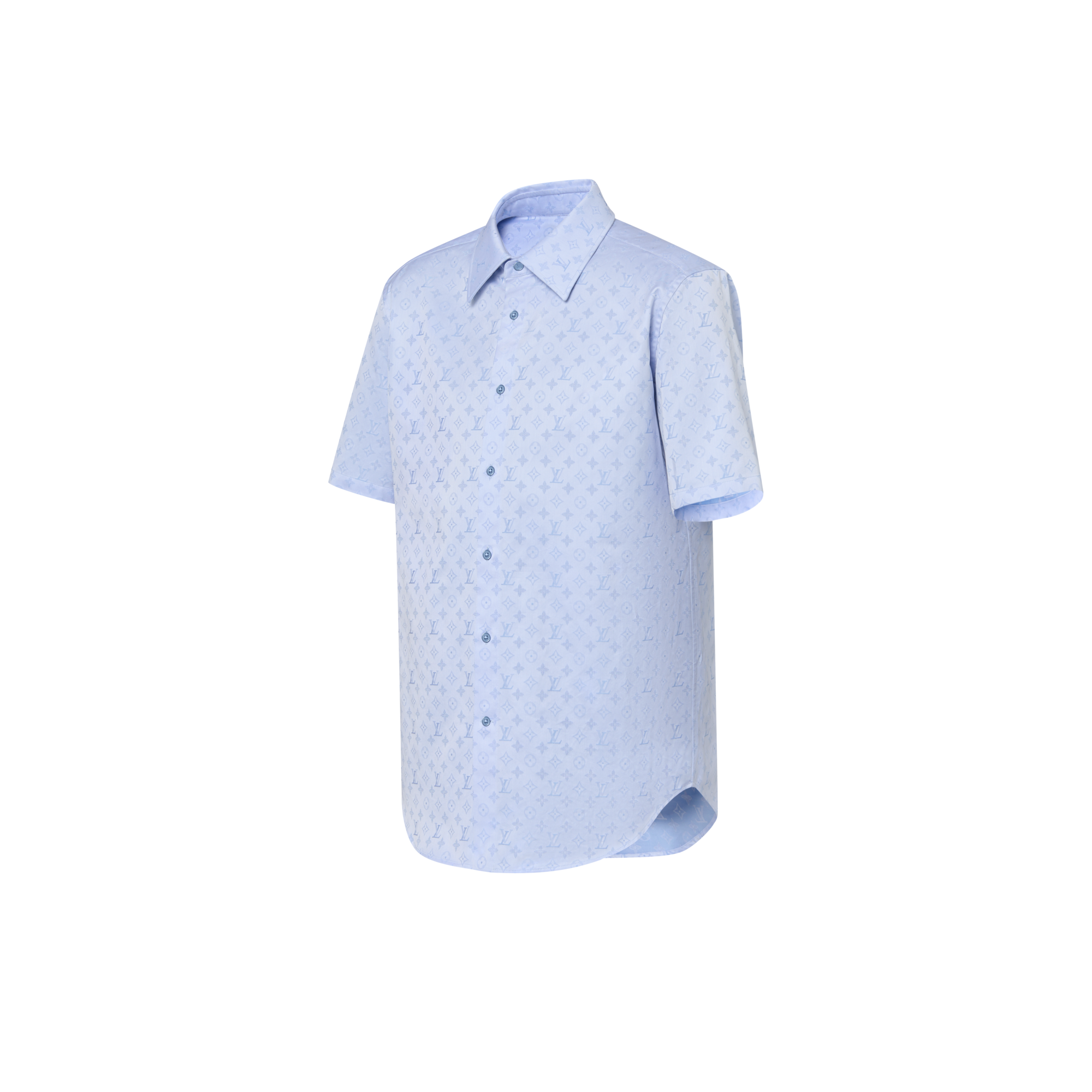 เสื้อเชิ้ตแขนสั้นลาย Monogram  in ผู้ชาย