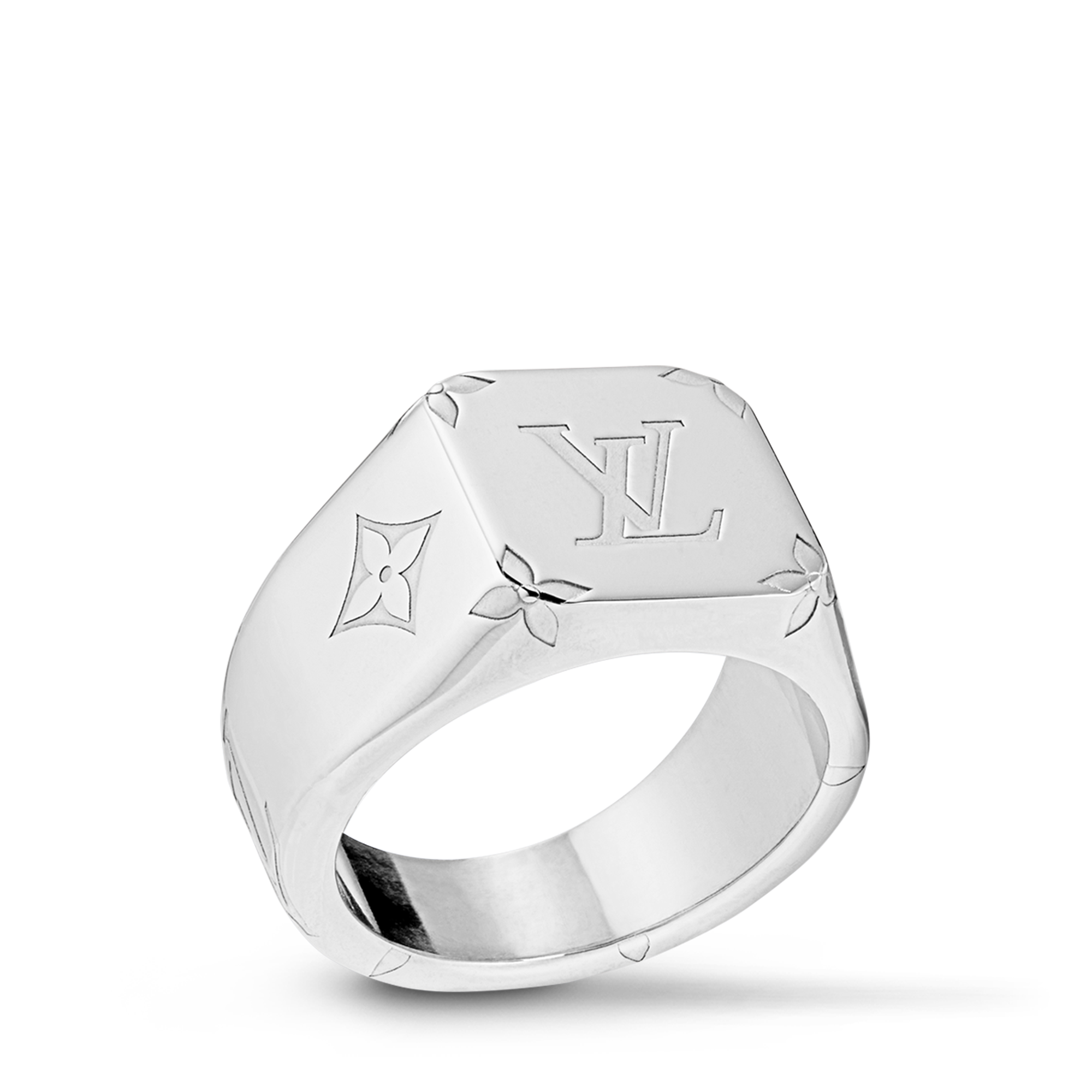 แหวนประทับตรา Monogram . in ผู้ชาย