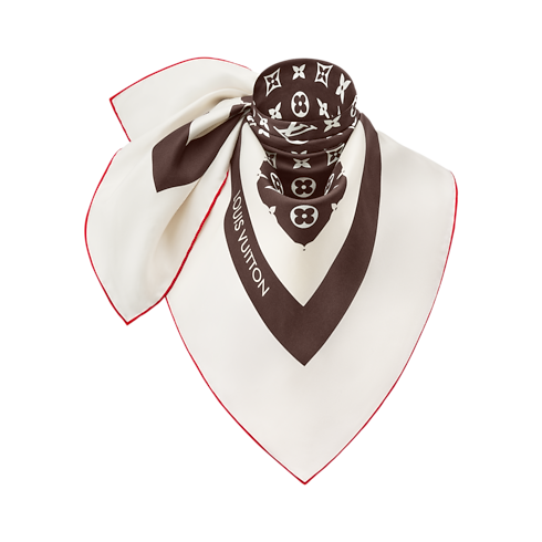 ผ้า Square รุ่น Monogram Silhouette 70 . in ผู้หญิง's แอคเซสเซอรี่ ผ้าโพกหัวสำหรับผู้หญิง collections by Louis Vuitton (การย่อ/ขยายผลิตภัณฑ์)