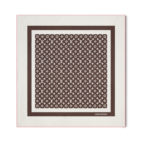 ผ้า Square รุ่น Monogram Silhouette 70 . in ผู้หญิง's แอคเซสเซอรี่ ผ้าโพกหัวสำหรับผู้หญิง collections by Louis Vuitton (การย่อ/ขยายผลิตภัณฑ์)