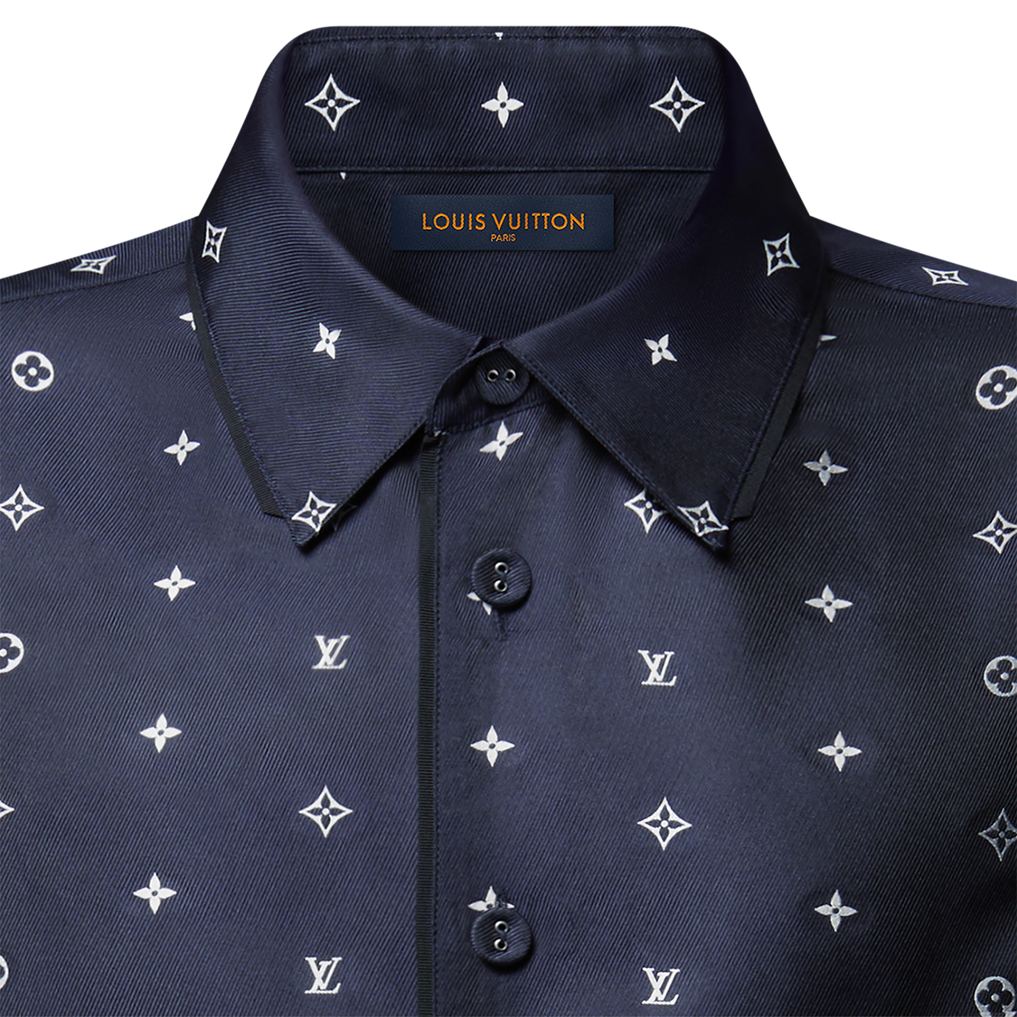 เสื้อเชิ้ตสไตล์พาจามาผ้าไหมลาย Monogram  in ผู้ชาย