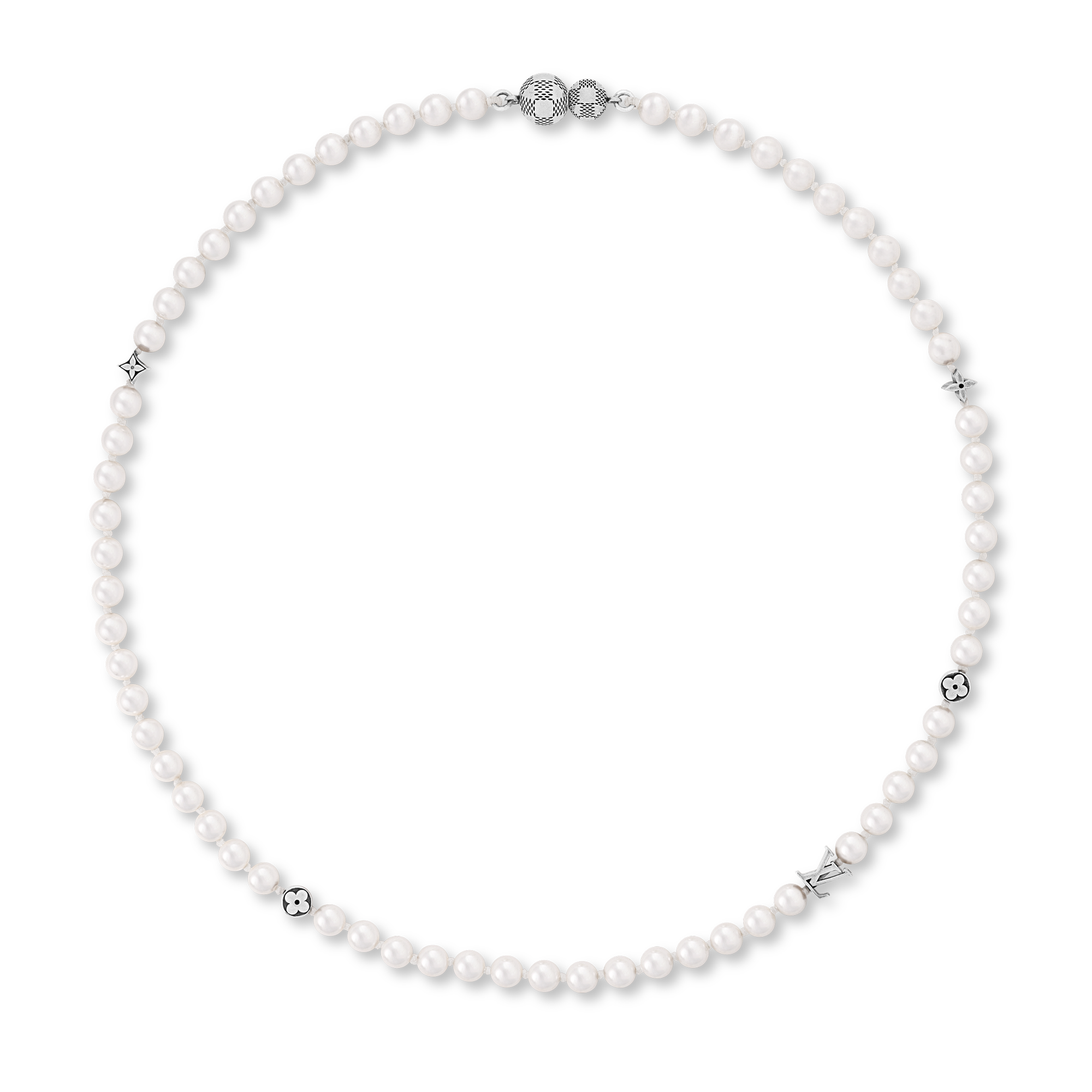 สร้อยคอ Monogram Slim Pearls . in ผู้ชาย