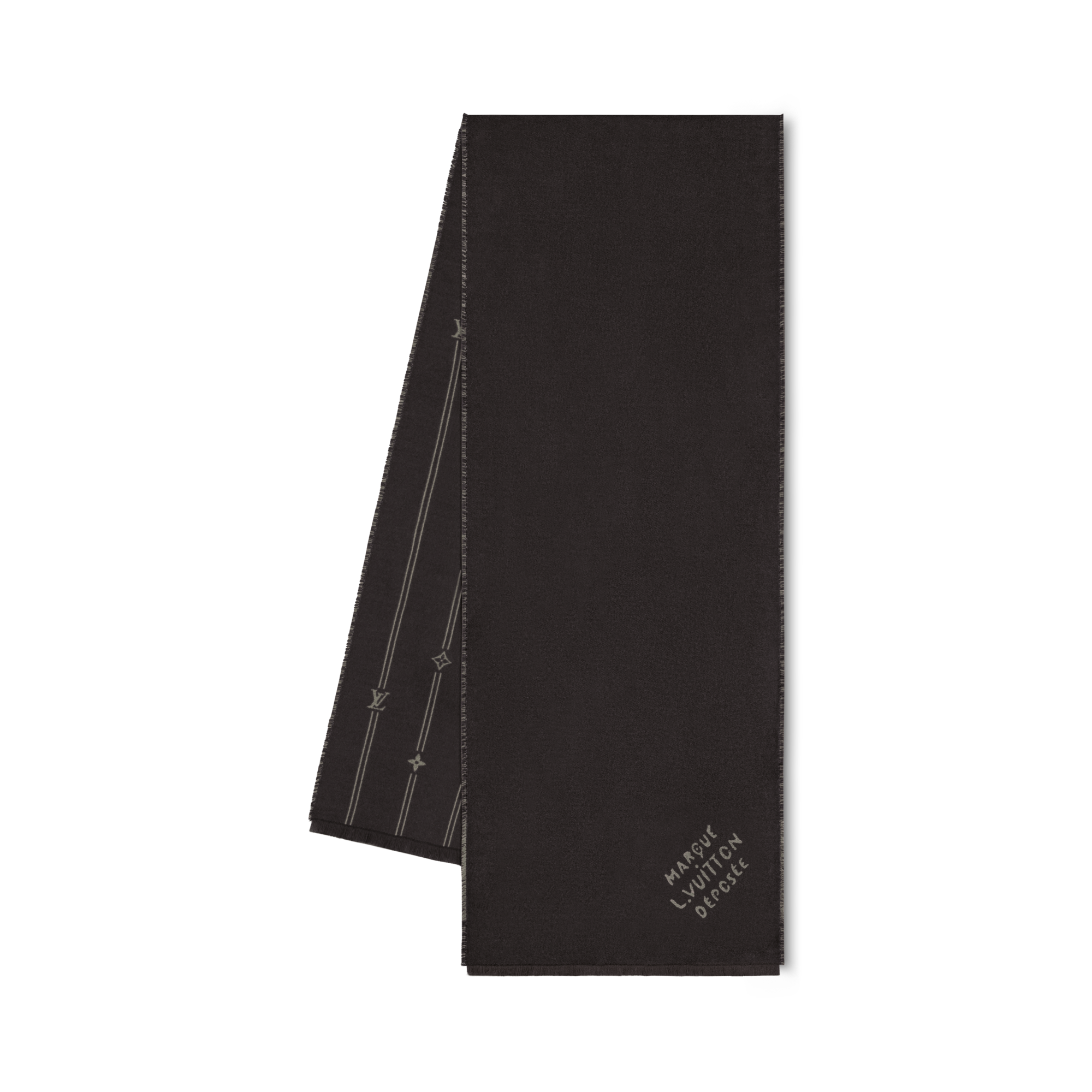 ผ้าพันคอรุ่น Monogram Stripes . in ผู้ชาย