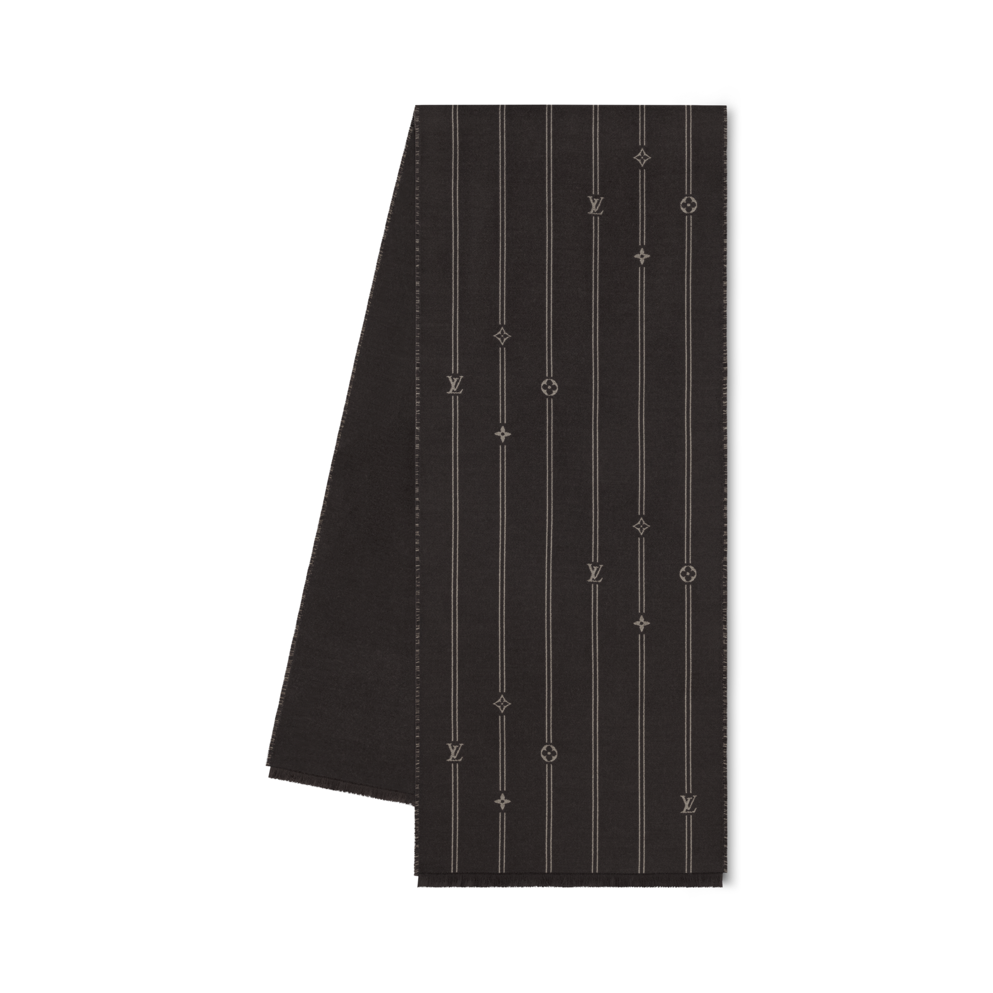 ผ้าพันคอรุ่น Monogram Stripes . in ผู้ชาย