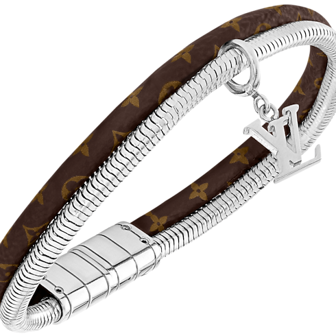 กำไลข้อมือ Monogram Swirl Monogram in ผู้ชาย's แฟชั่นจิวเวลรี่ กำไลและสร้อยข้อมือ collections by Louis Vuitton (การย่อ/ขยายผลิตภัณฑ์)