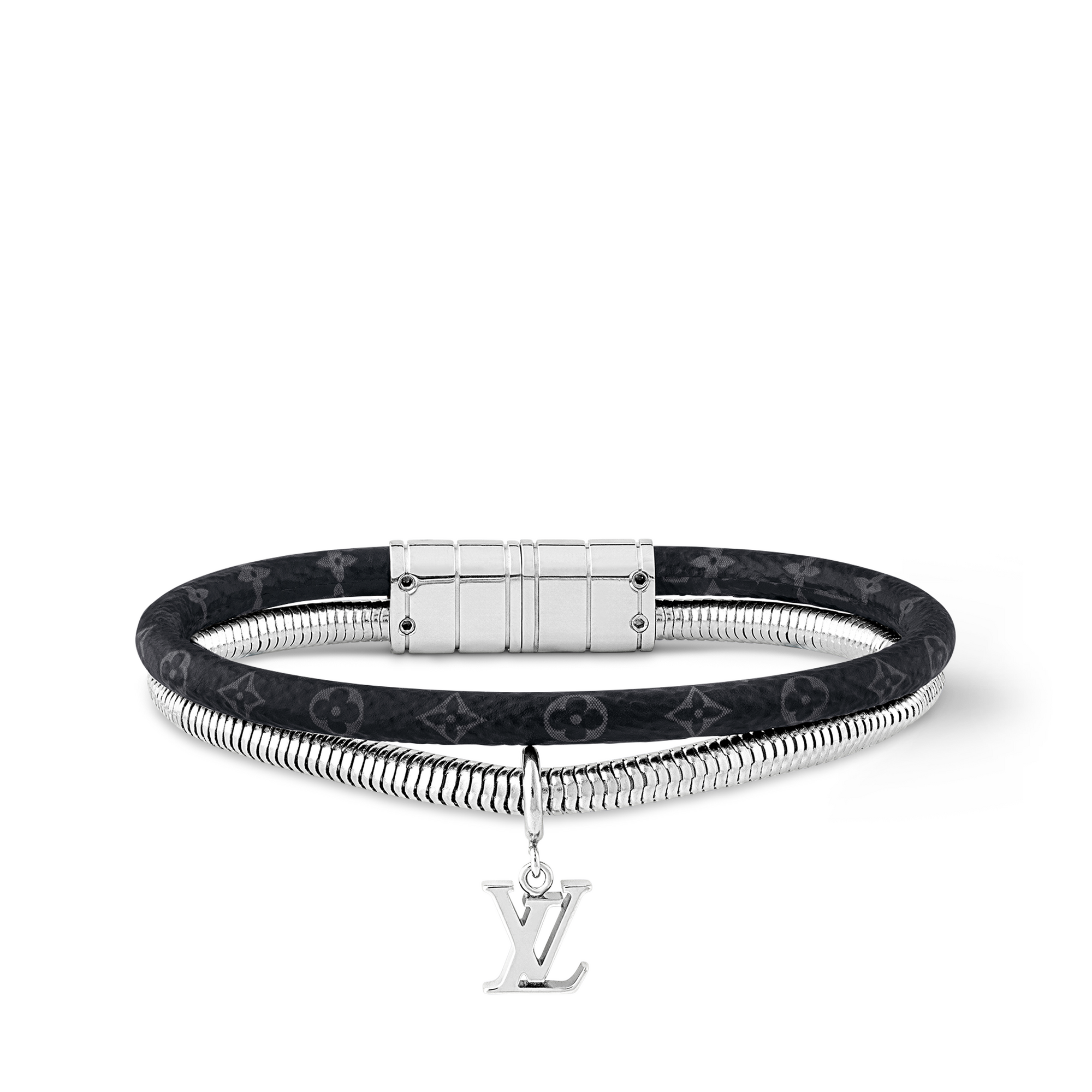 กำไลข้อมือ Monogram Swirl Monogram Eclipse in ผู้ชาย