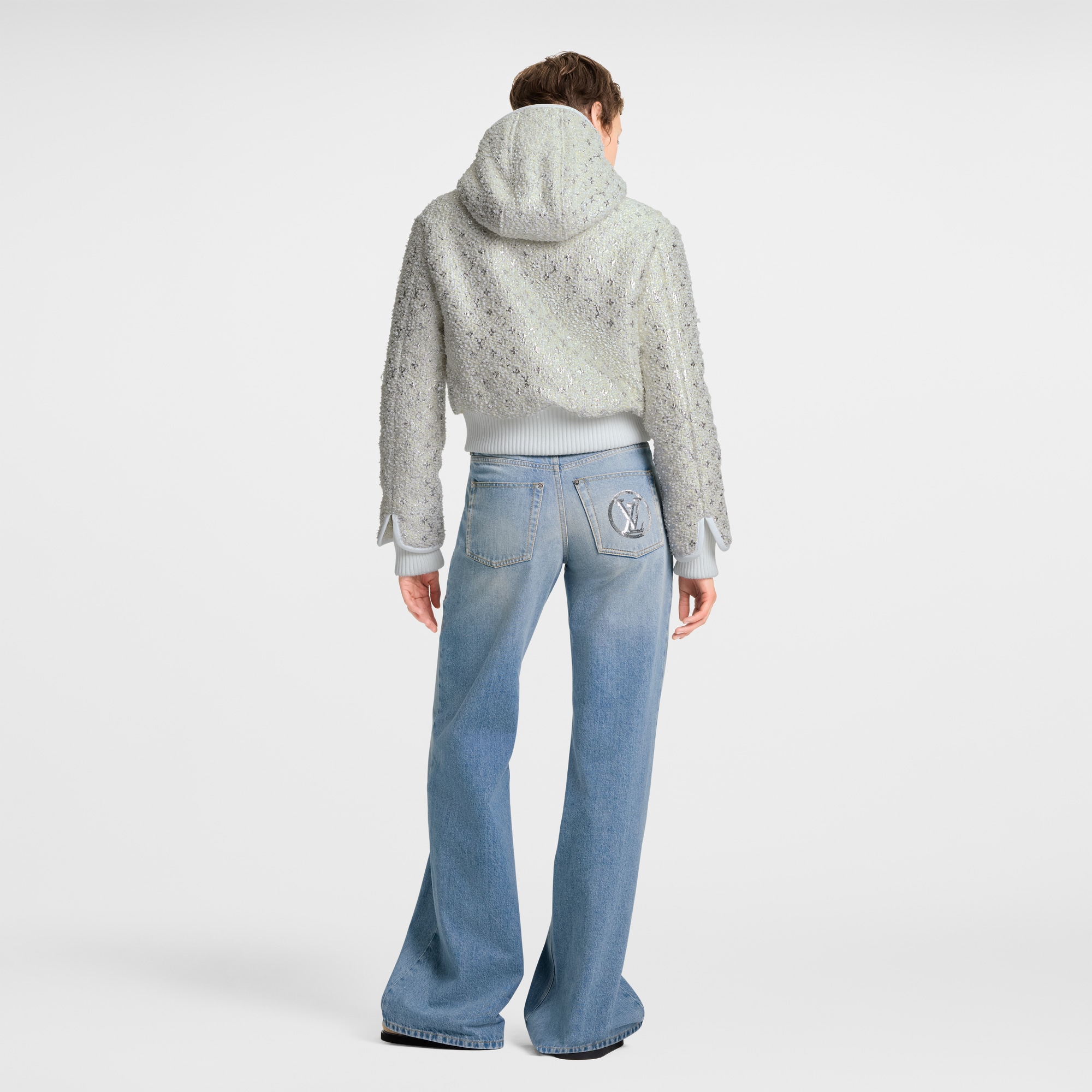 Monogram Tweed Cropped Jacket  in ผู้หญิง