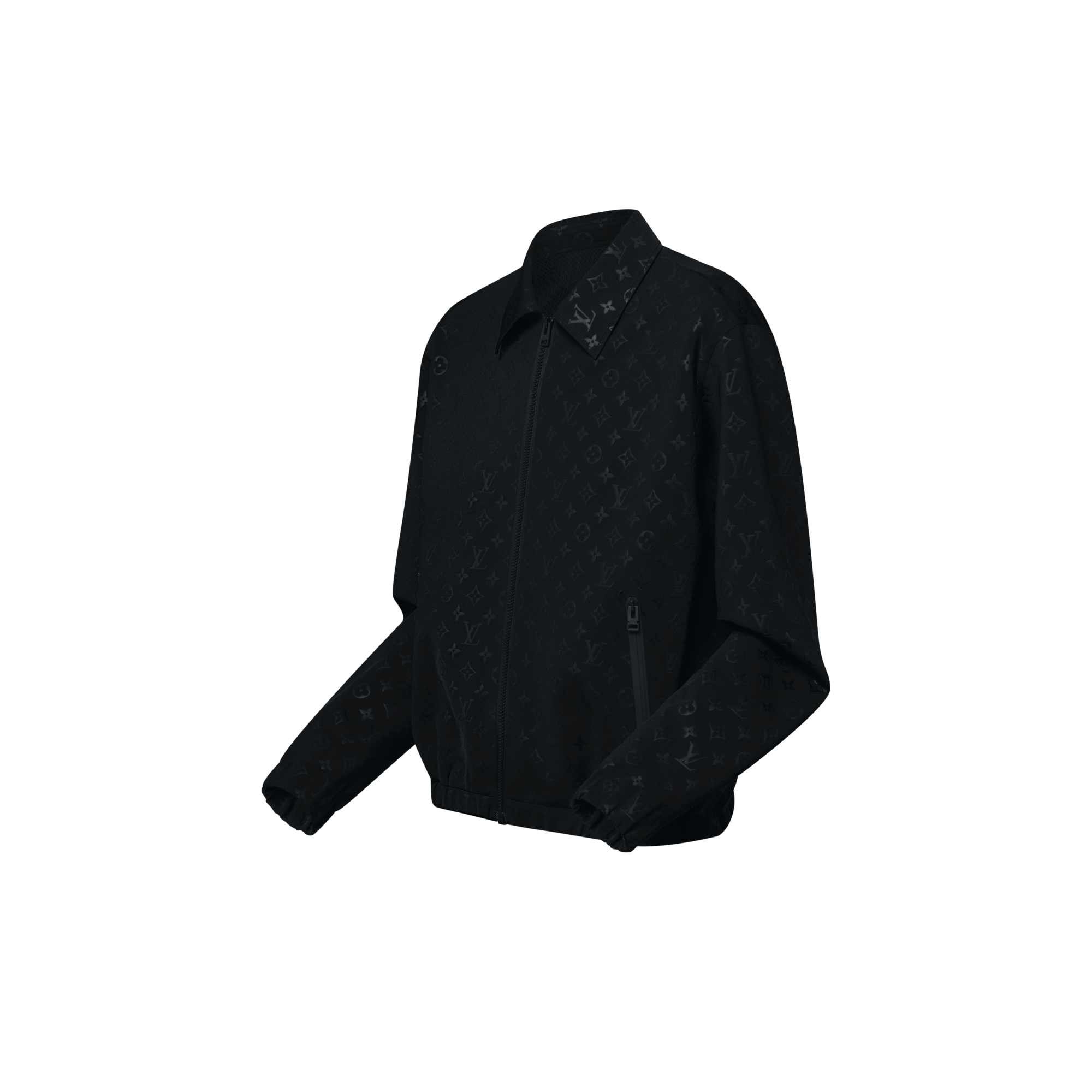 เสื้อแจ็คเก็ตซิปหน้าลาย Monogram  in ผู้หญิง